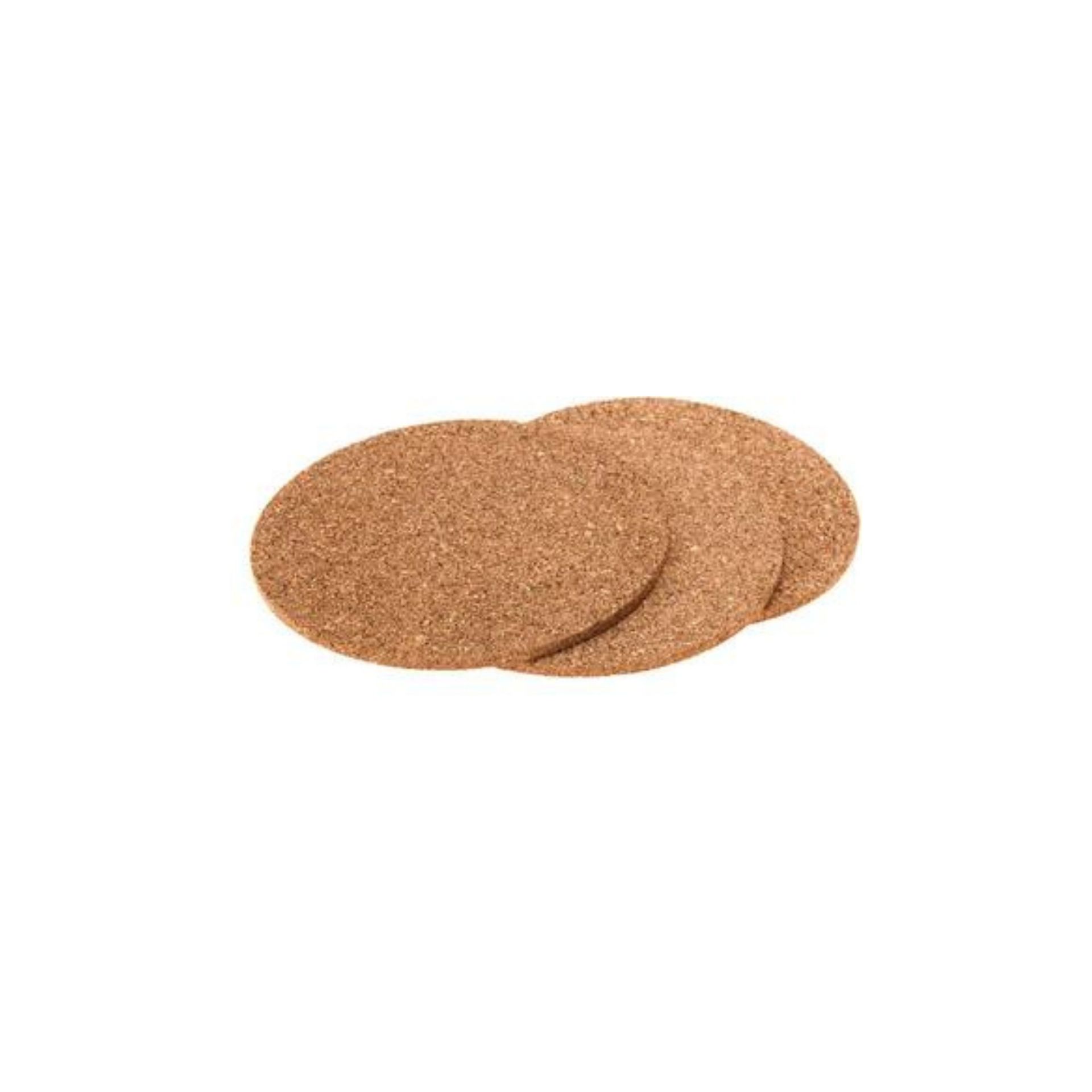 Set de 3 salvamanteles de corcho Ø19cm