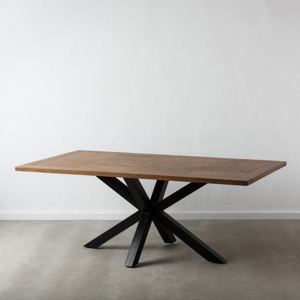 Mesa de comedor de madera de mango 200x100x78cm