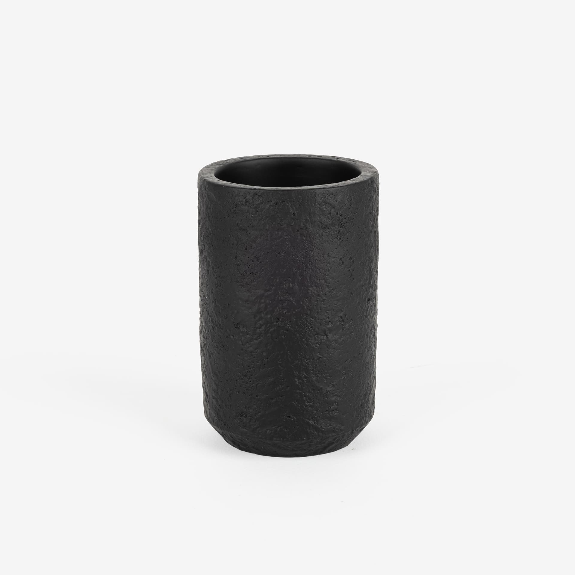Vaso portacepillos de resina negro Fito 11c