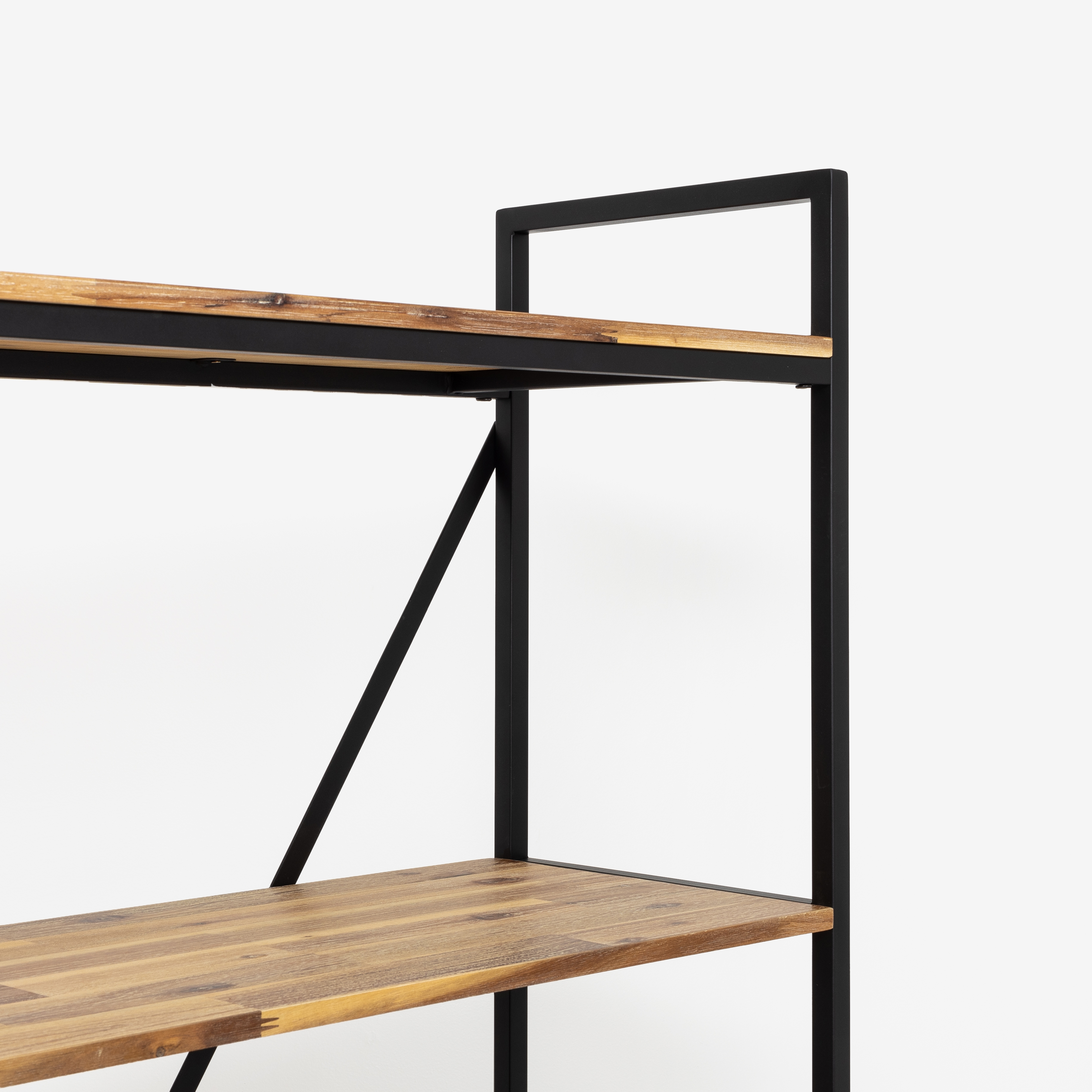 Estantería de madera de acacia Edena 90x35x180cm