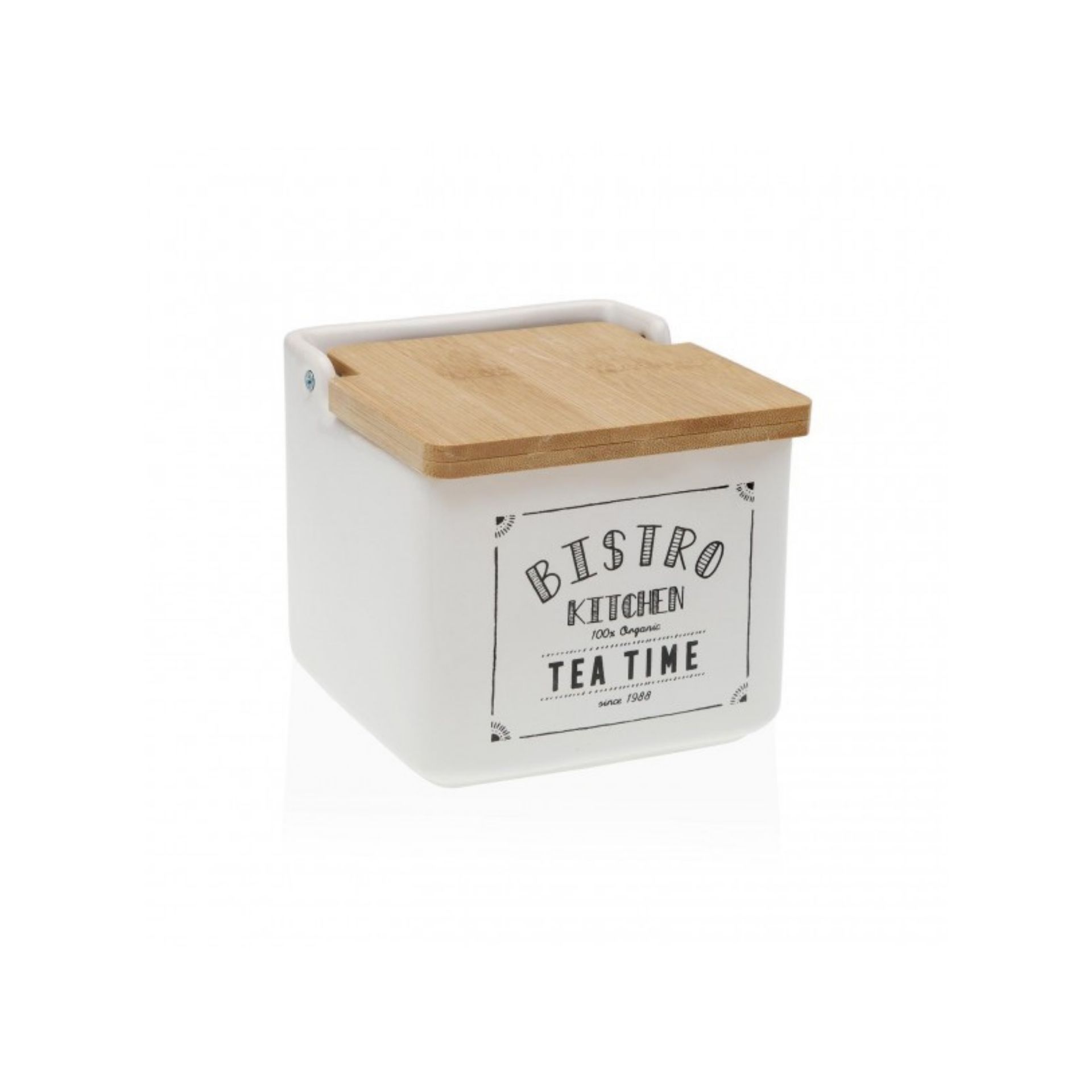 Salero con tapa de cerámica Bistro 12,2cm