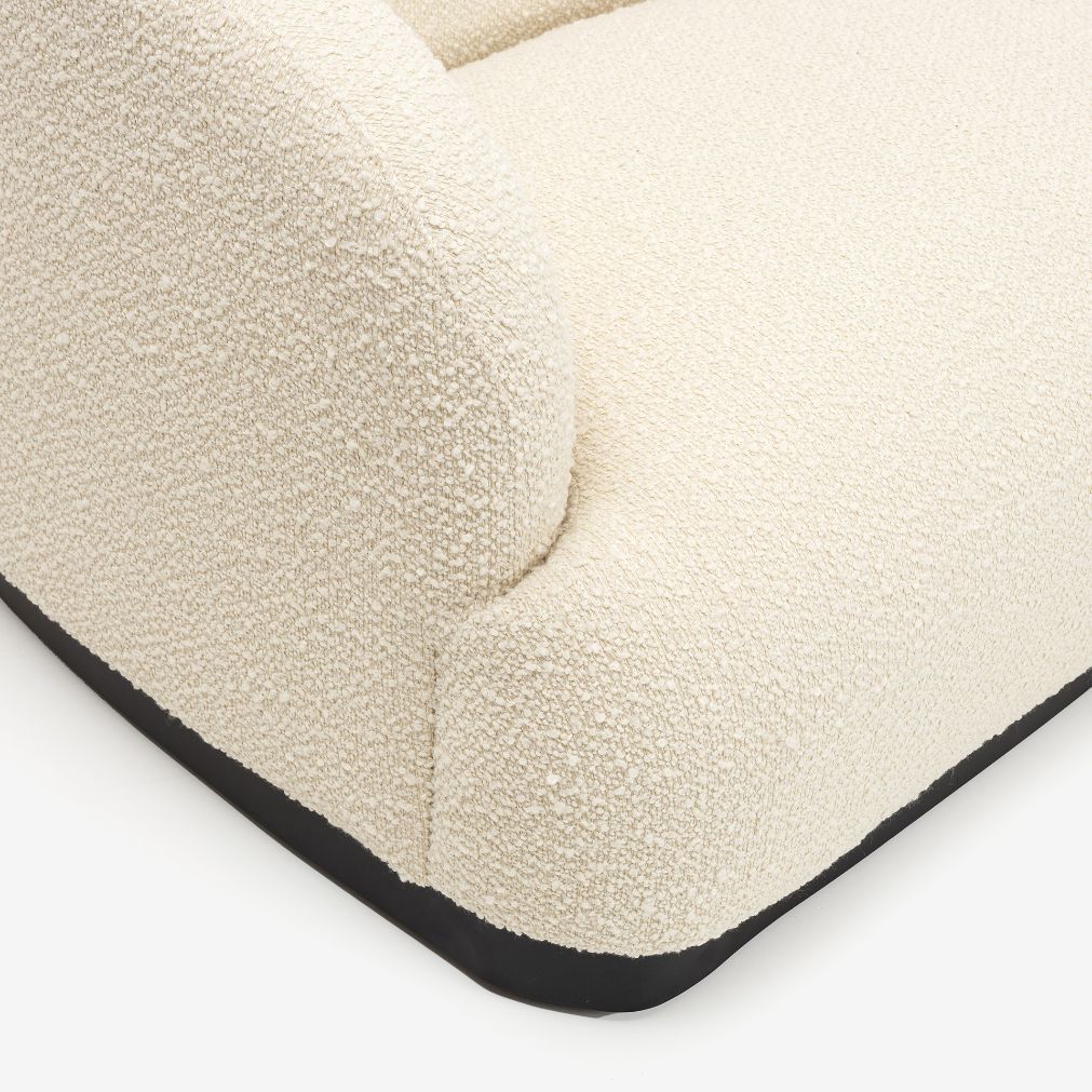 Sofá de 2 plazas beige Matilda 202x94x73cm Clau&Chloe