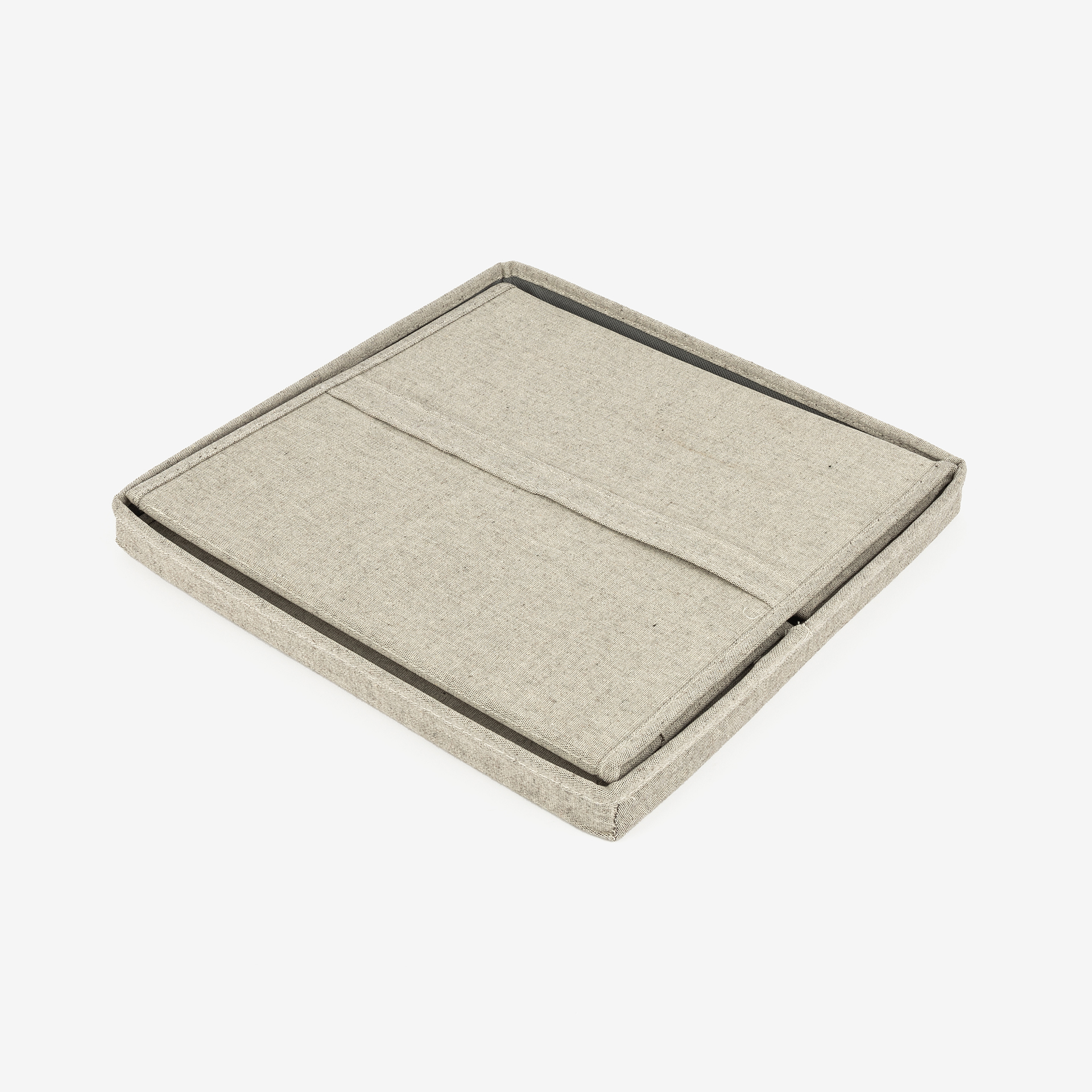 Caja organizadora gris Sleek 31x31x31cm