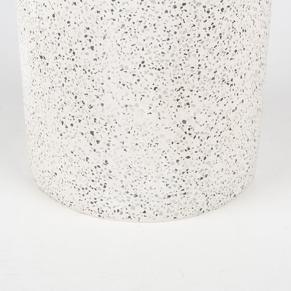 Set de portautensilios efecto piedra &Oslash;10x23cm