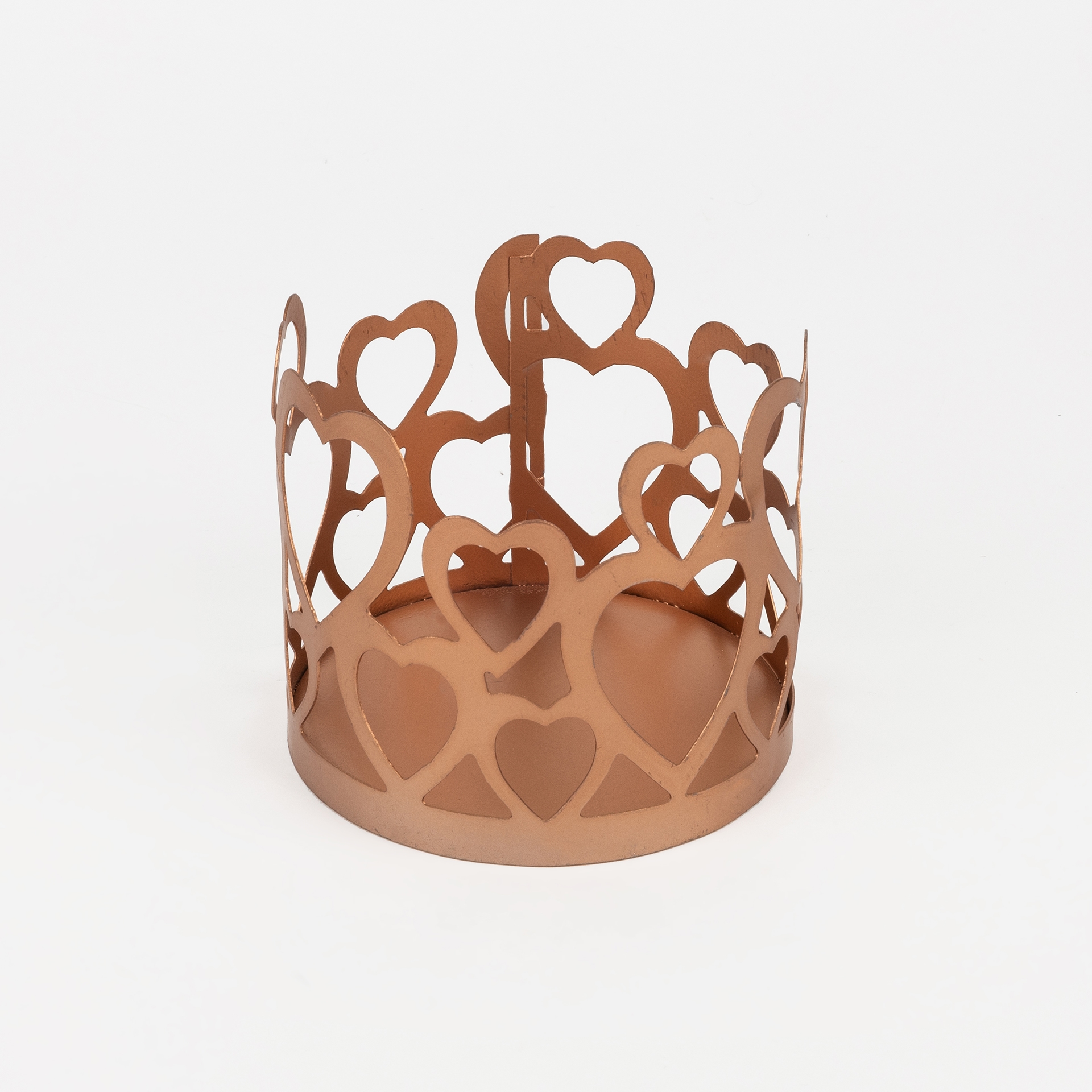 Portavelas de San Valent&iacute;n 11 x 9 cm