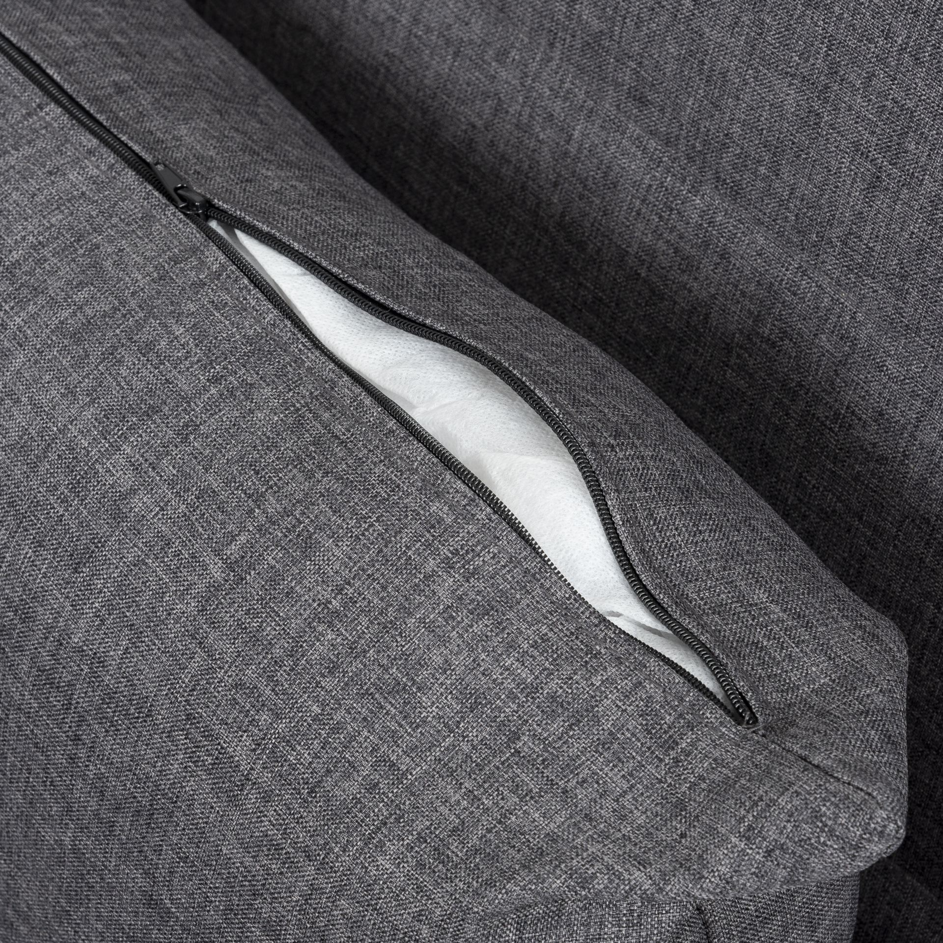 Sof&aacute; cama individual gris oscuro 127x91x84cm