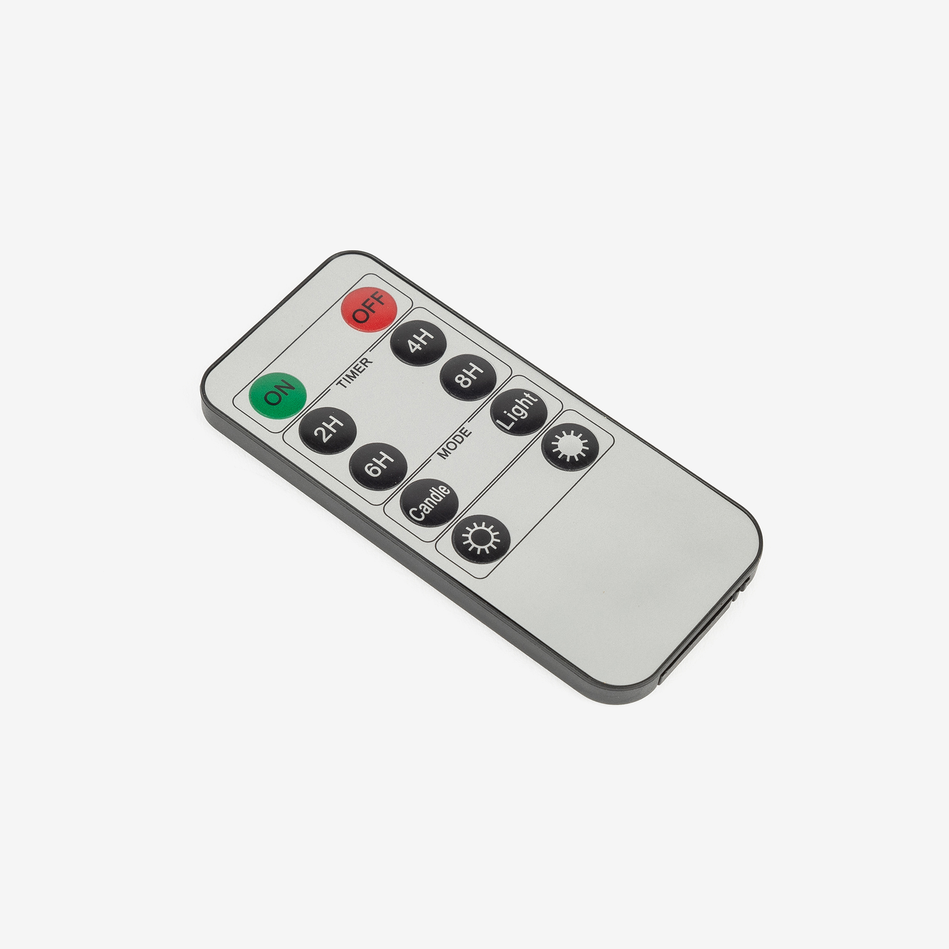 Set de 3 velas LED marfil con mando 15-20-25 cm