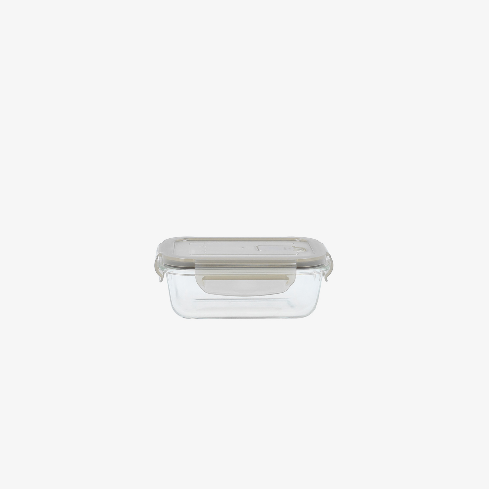 Recipiente herm&eacute;tico rectangular de vidrio Bruma 37cl