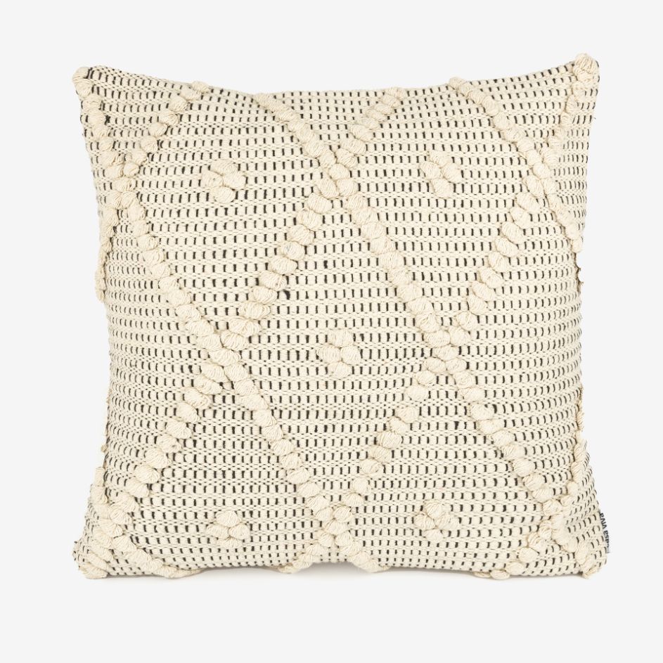 Funda de cojín de algodón Kenia 45x45cm