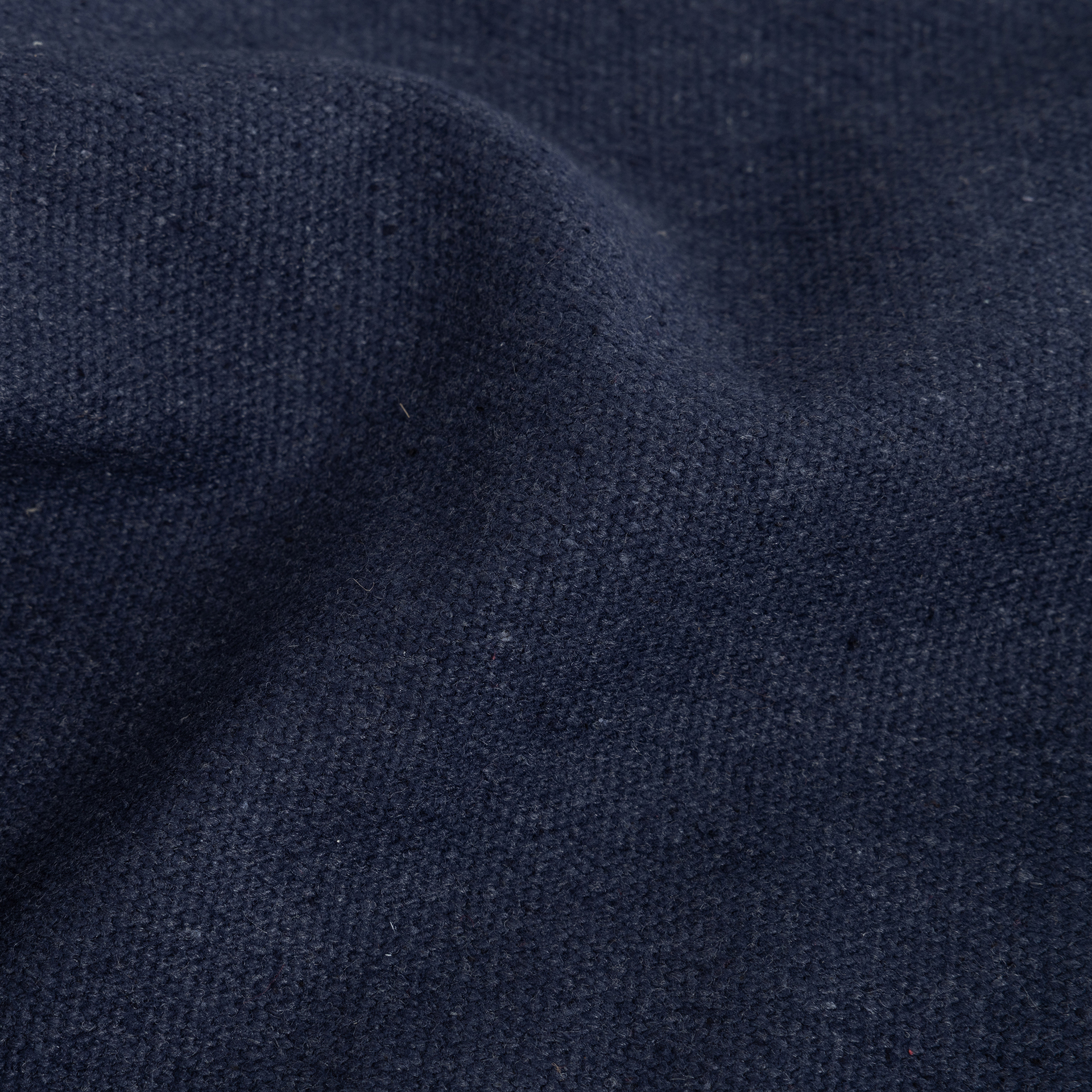 Camino de mesa de algodón azul marino Maya 140x38cm