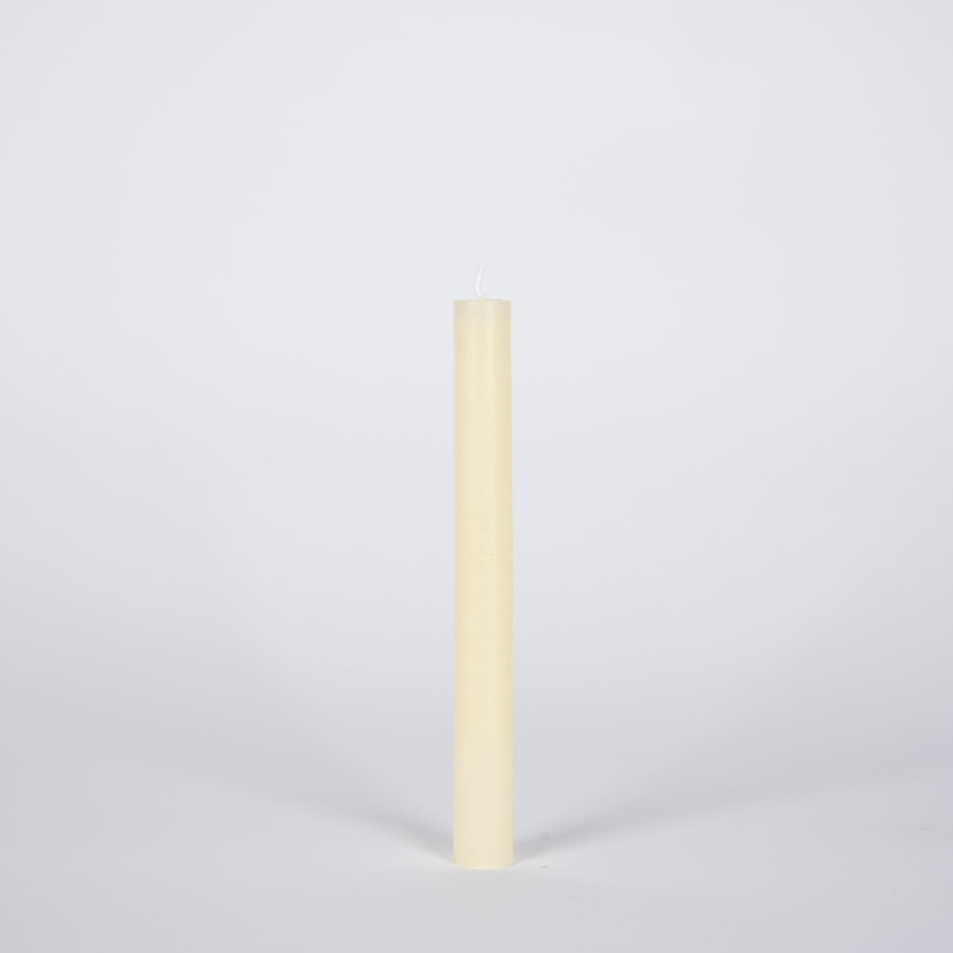 Vela candelabro marfil 20cm