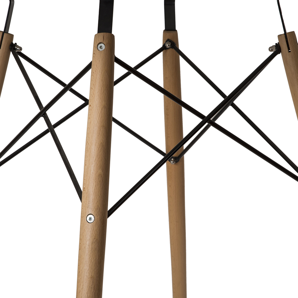 Mesa de comedor de madera redonda blanca Leisure Ø80x75cm