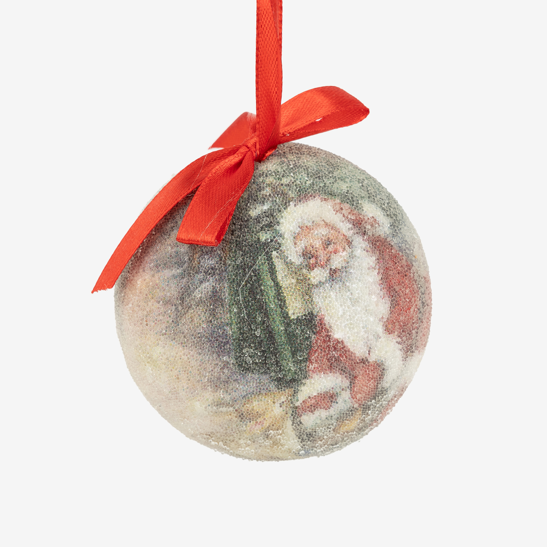 Set de 14 bolas decorativas Santa Claus Ø7,5cm