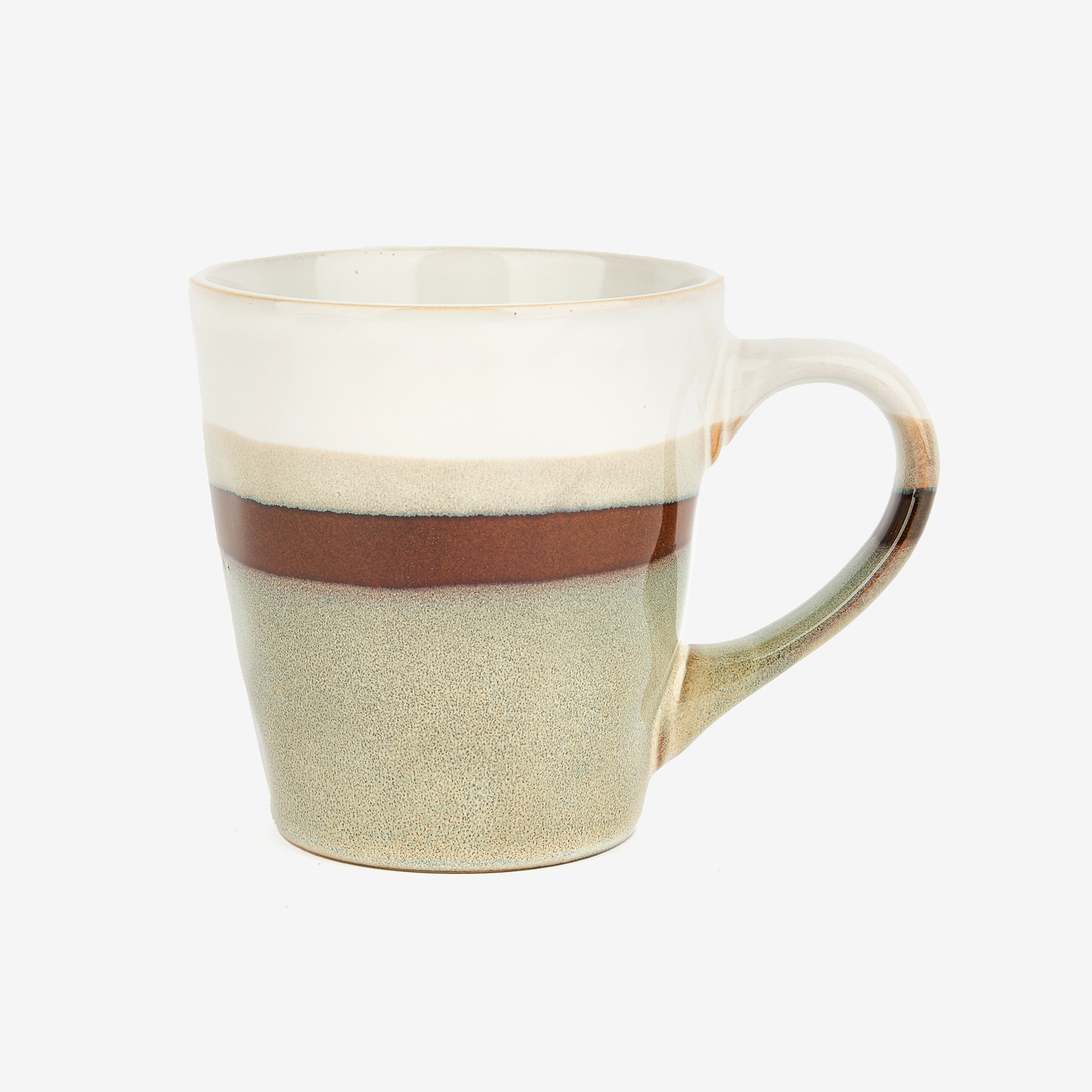 Mug de cerámica beige Sotres 41cl Ø9,5x10,2cm