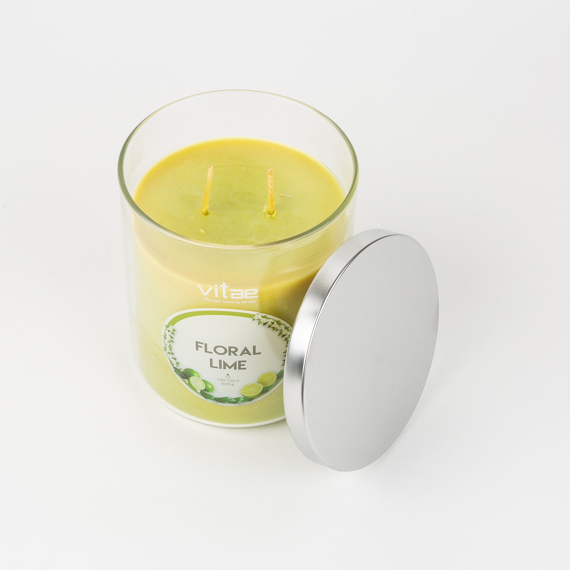 Vela aroma lima floral 600gr Vitae
