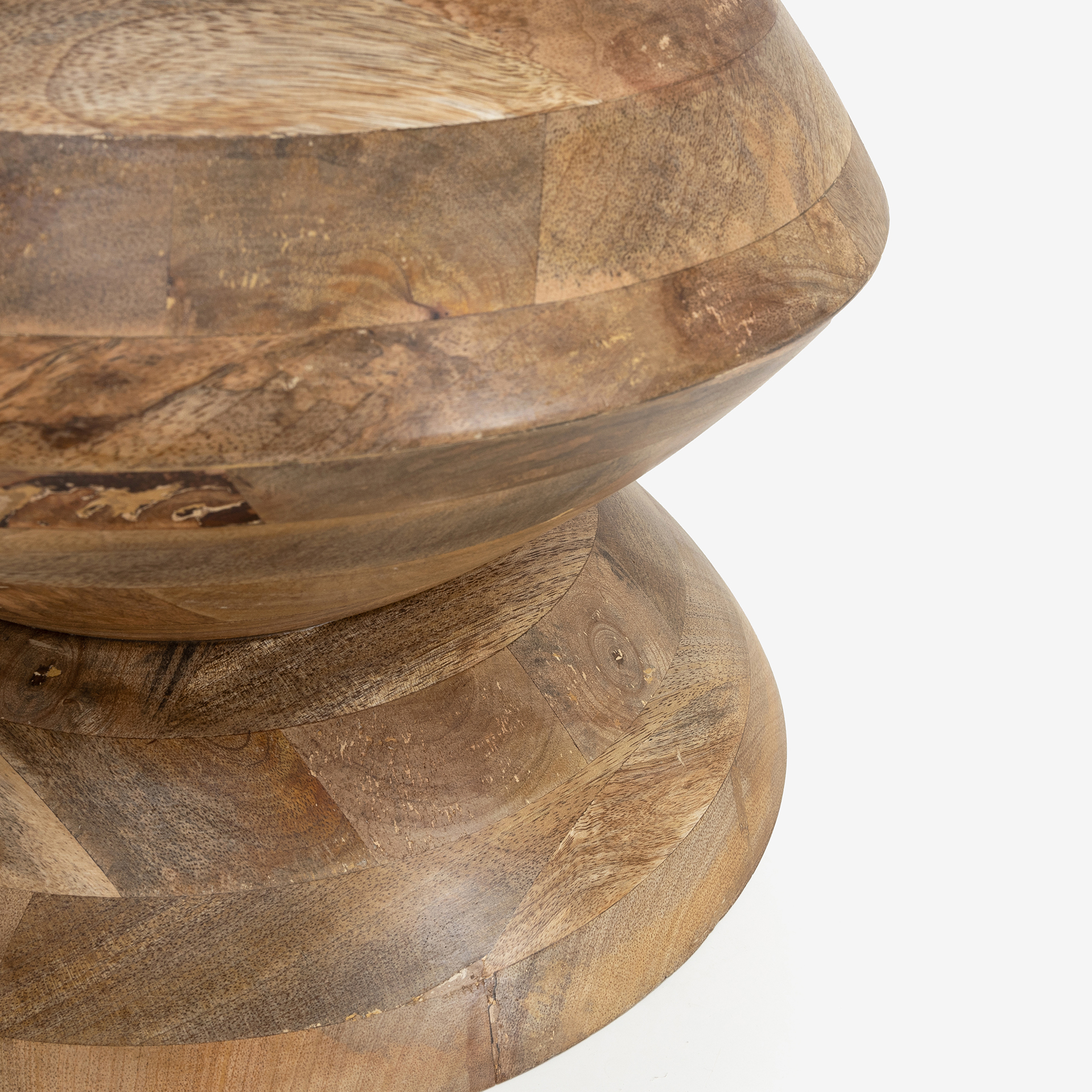 Mesa auxiliar de madera de mango Talara &Oslash;40x40cm