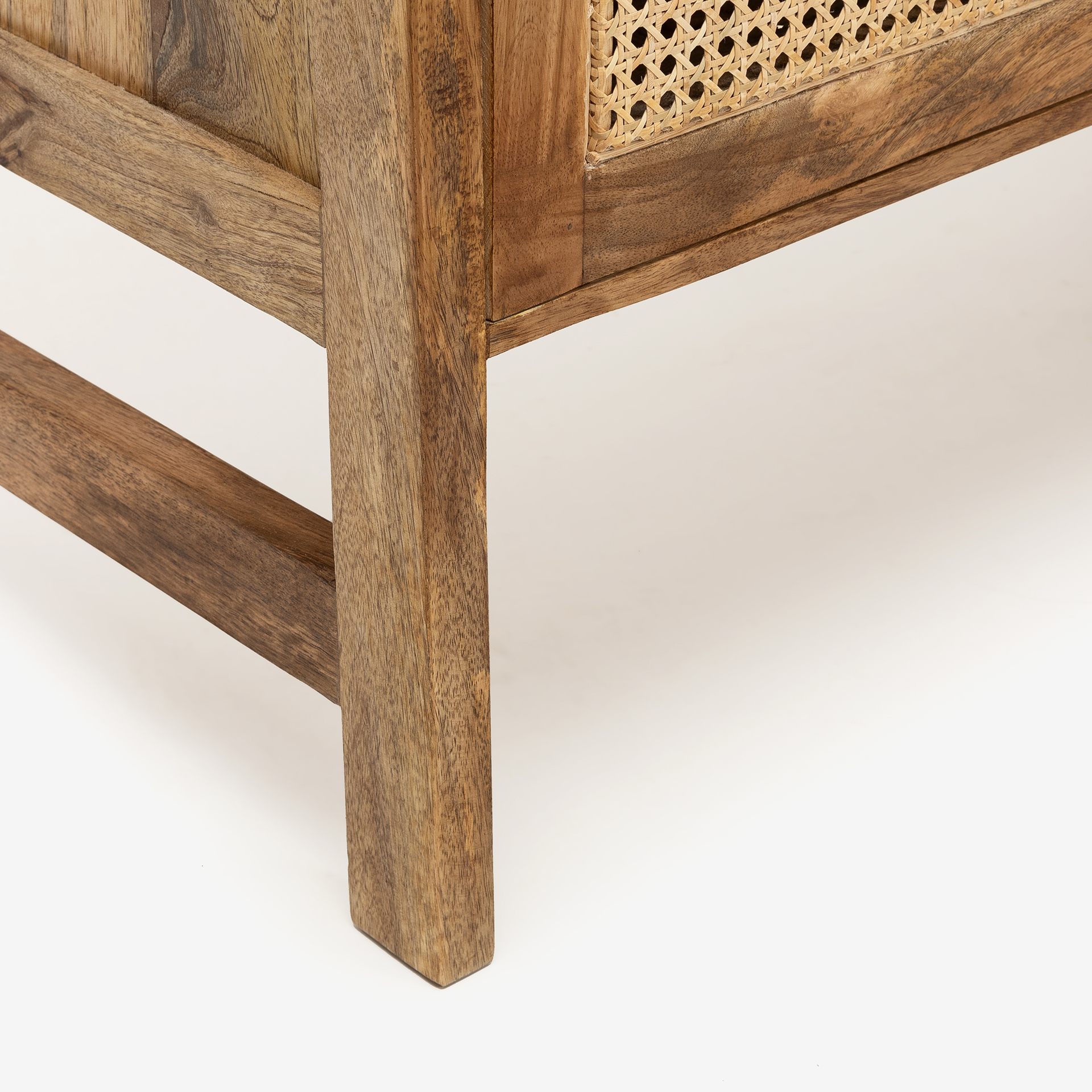 Aparador de madera de mango Merlin 180x42x82cm Clau&Chloe