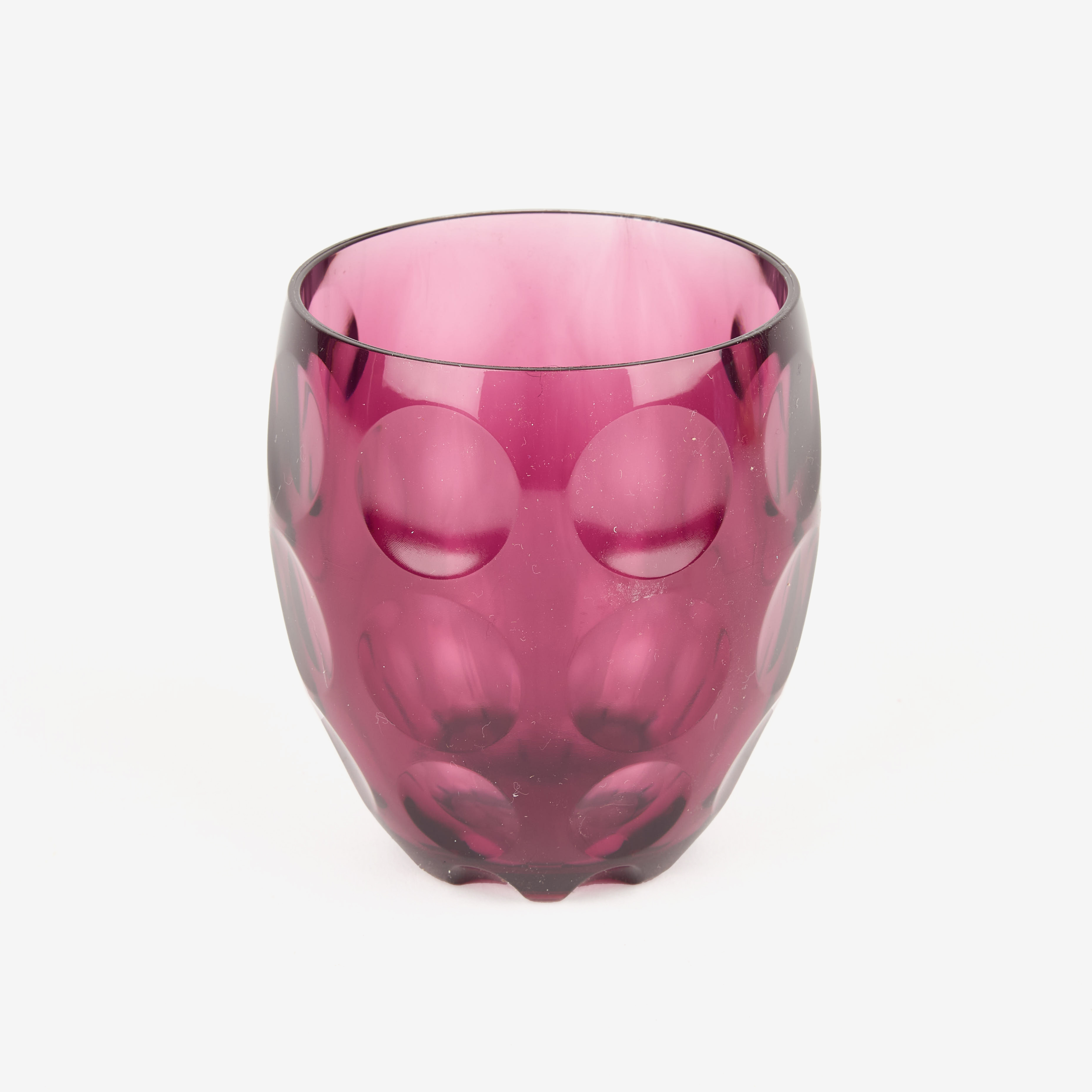 Set de 4 vasos de plástico PVC de colores Bubbles 34cl - Guzzini