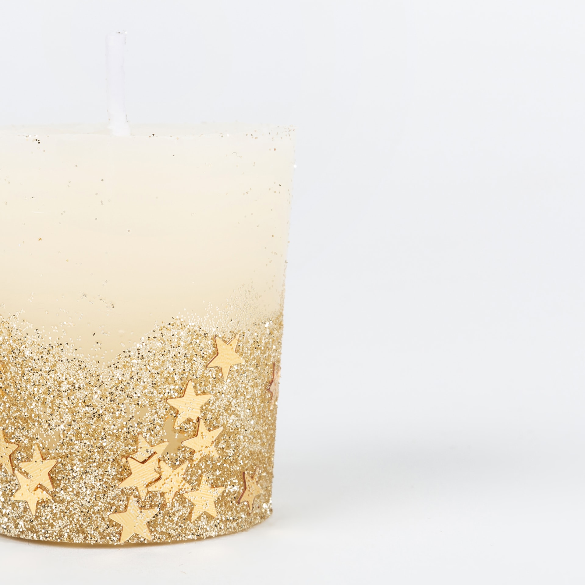 Set de 4 velas Votive crema 4cm