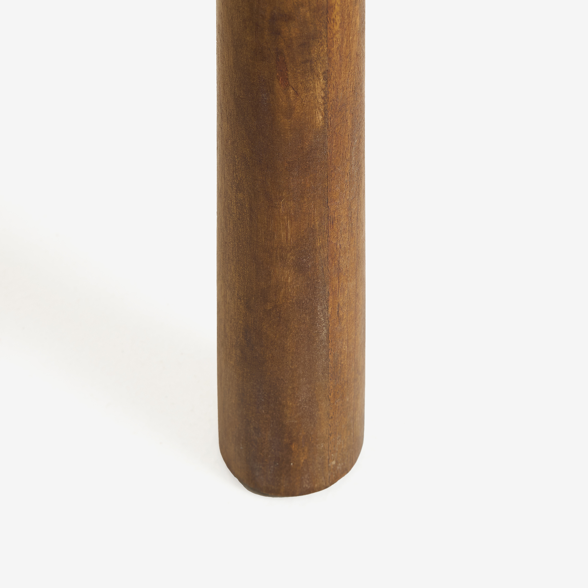 Mesa auxiliar de mármol y madera Houston Ø40x50cm Clau&Chloe