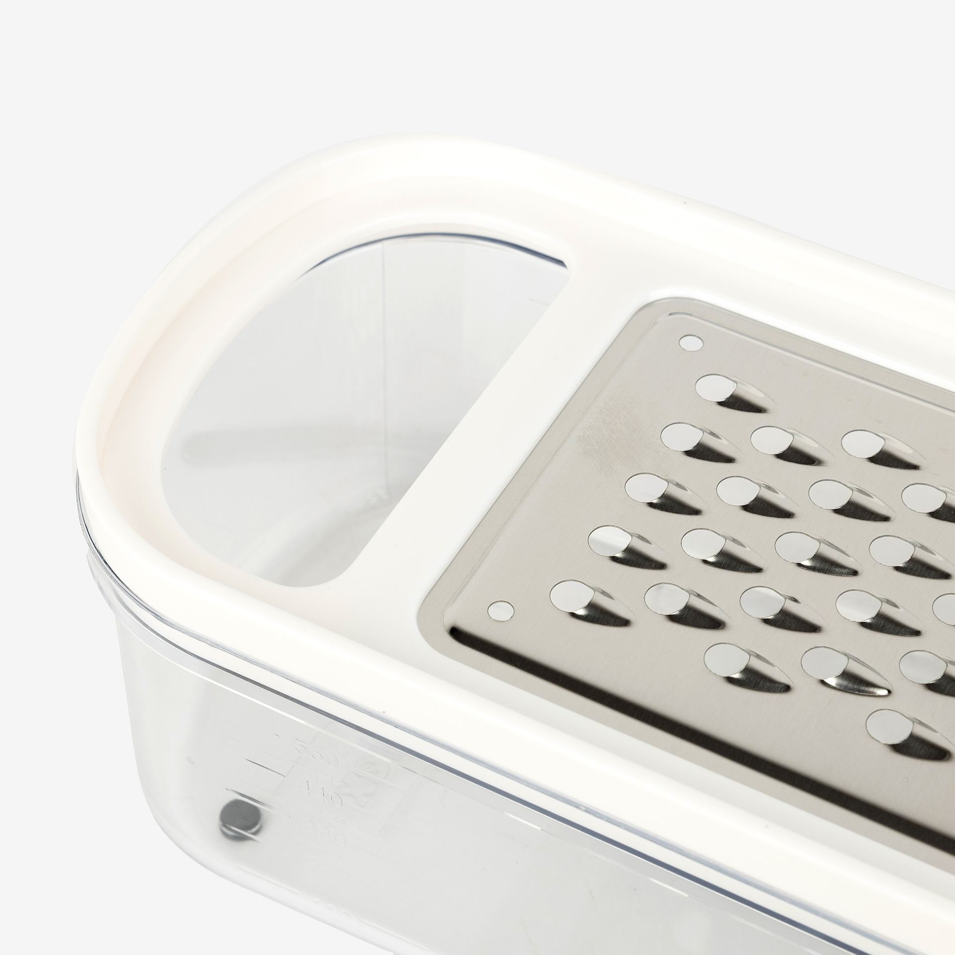 Set de 3 ralladores con contenedor 24x10x9cm