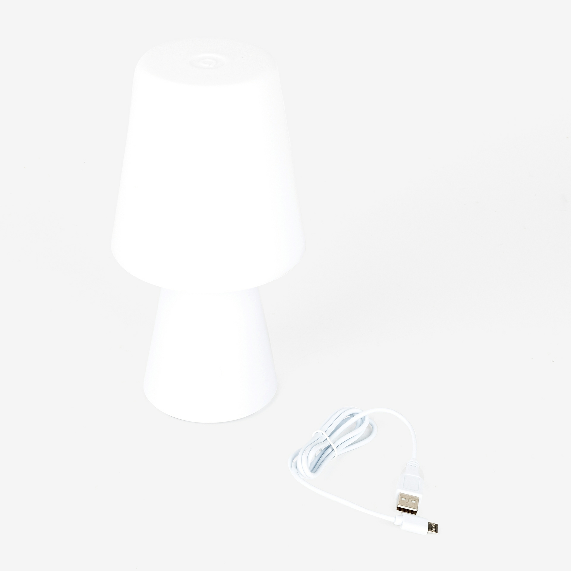 L&aacute;mpara de mesa inal&aacute;mbrica LED para exterior Brisa &Oslash;12,5x23cm