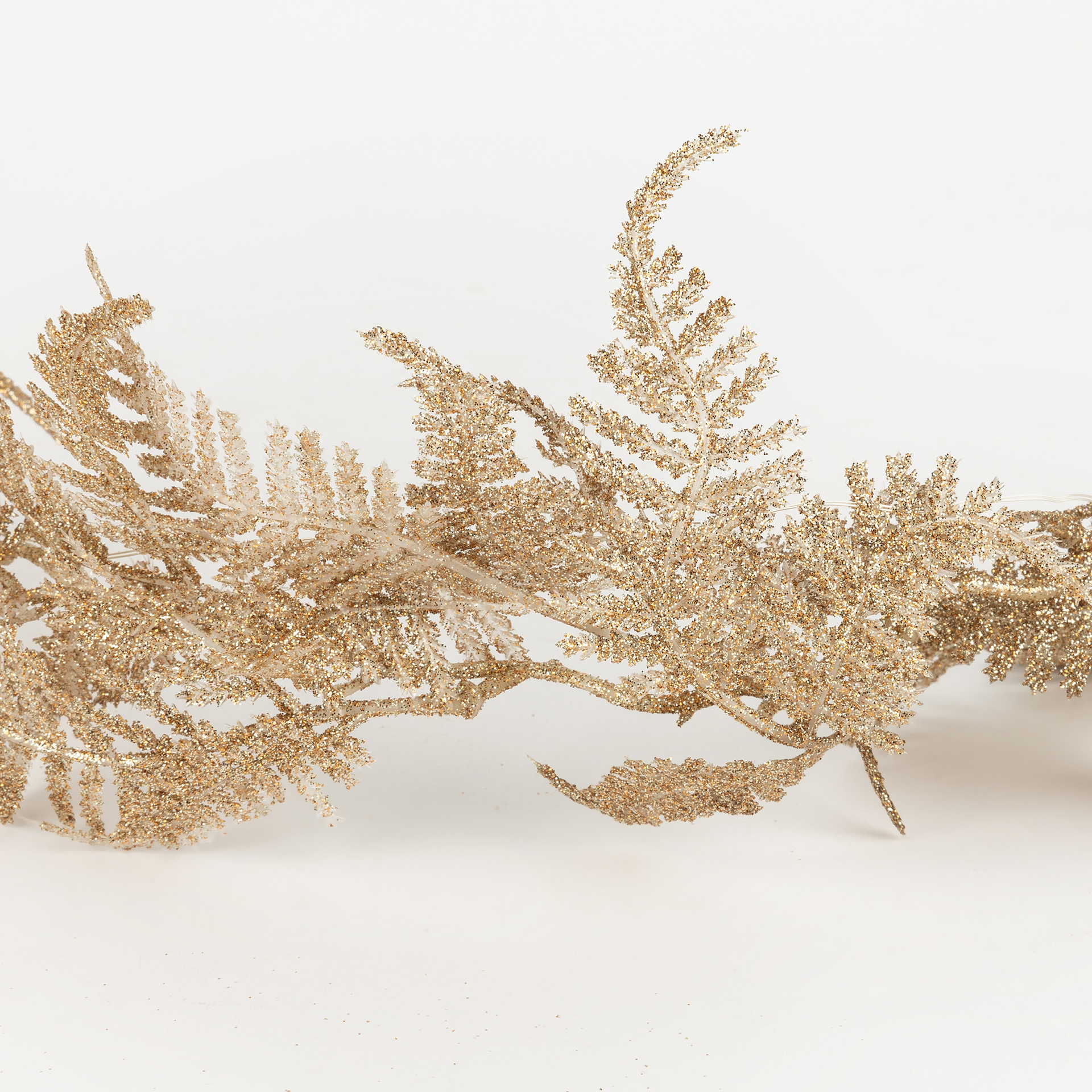 Guirnalda de hojas doradas 20 LEDS