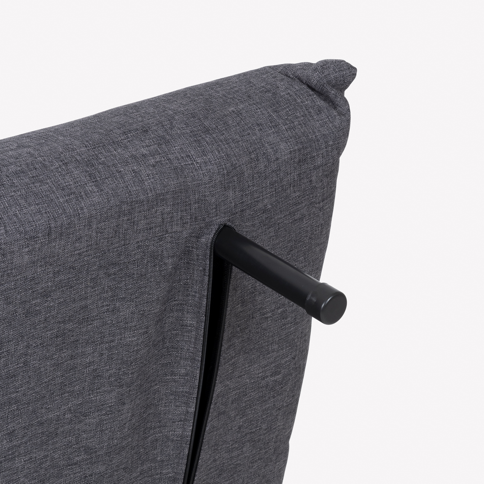 Sof&aacute; cama individual gris oscuro 127x91x84cm