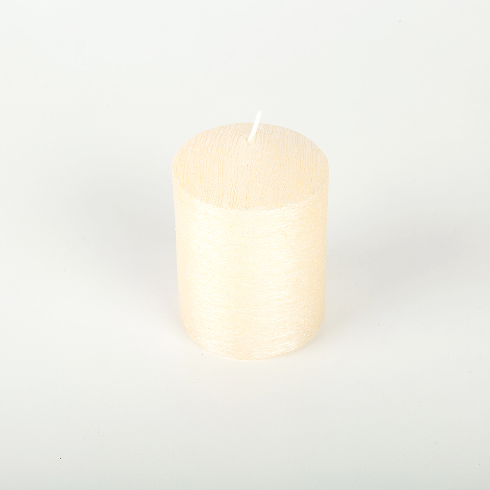 Vela decorativa crema Pilar 10cm