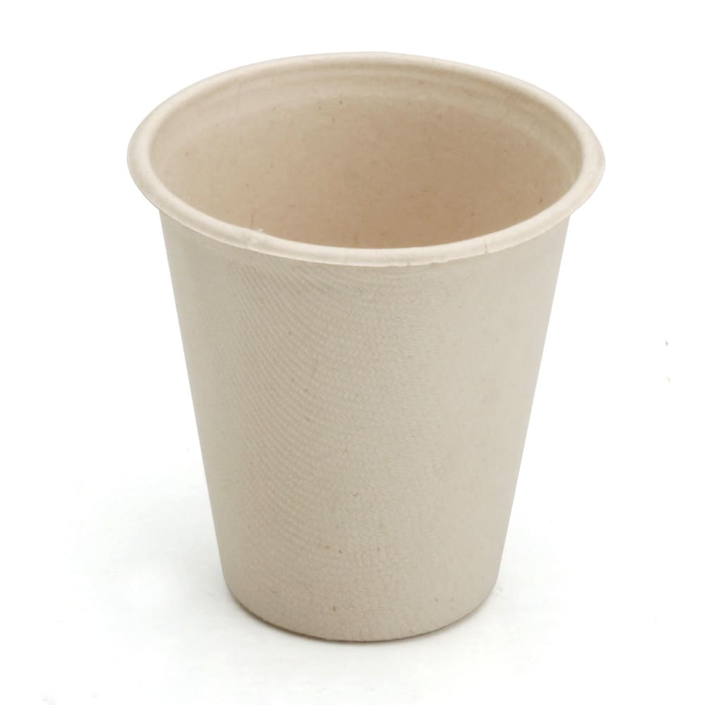 Conjunto de 10 vasos desechables de trigo &Oslash;20cl