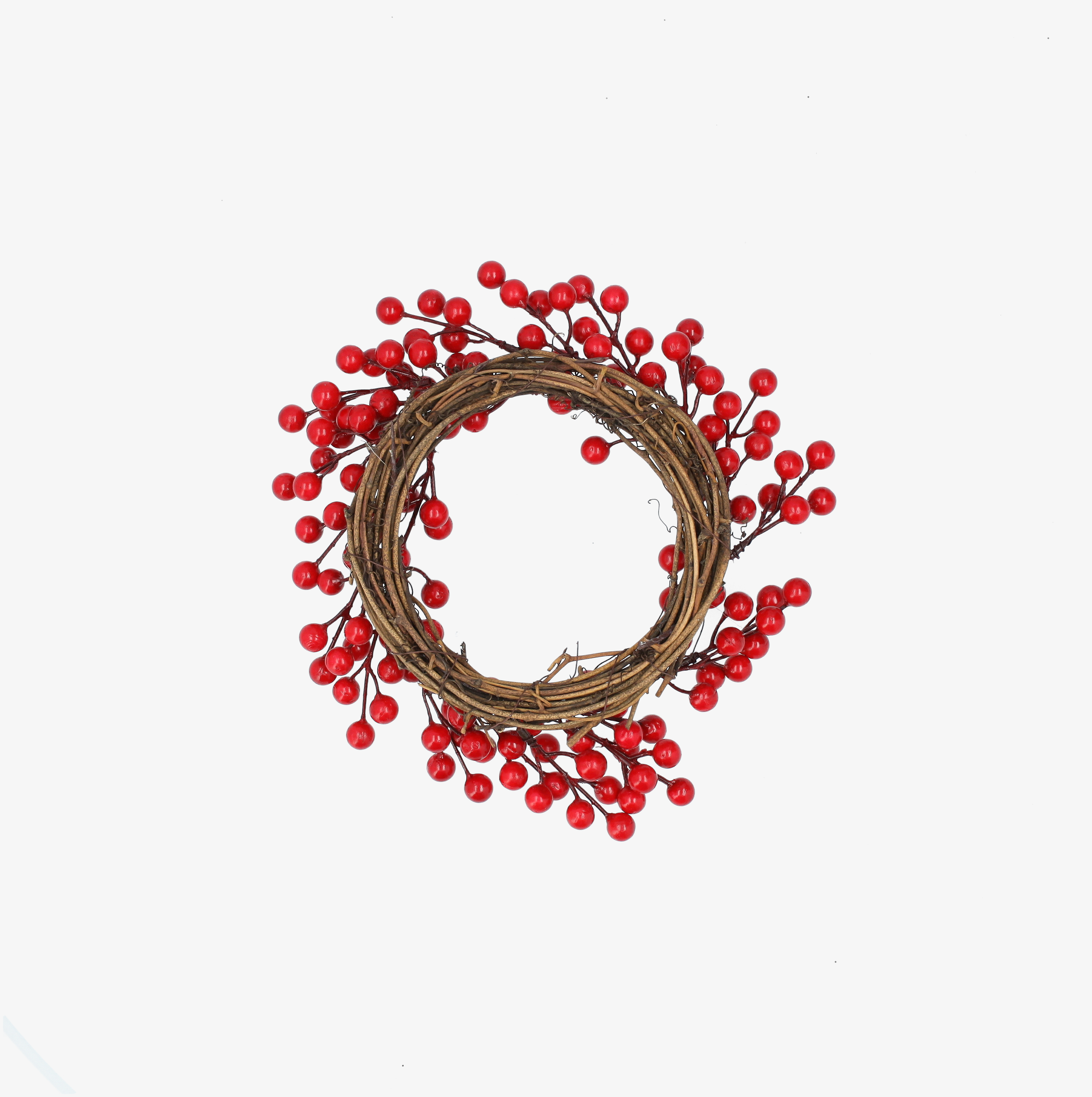 Anillo para vela de frutos rojos 30cm