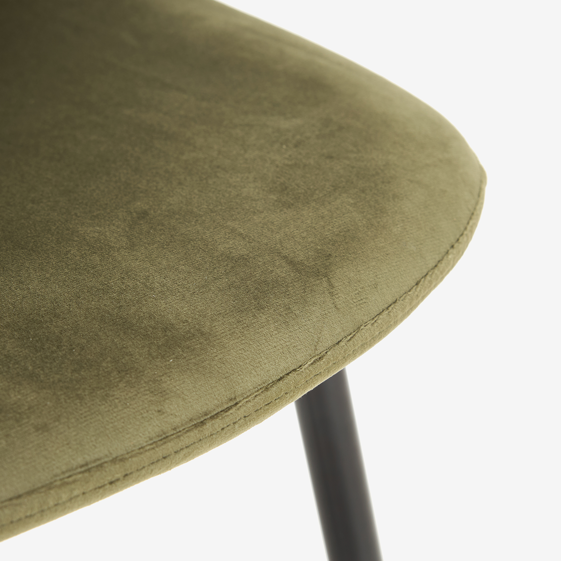 Silla de comedor velvet verde ingl&eacute;s Concept 45x45x55cm