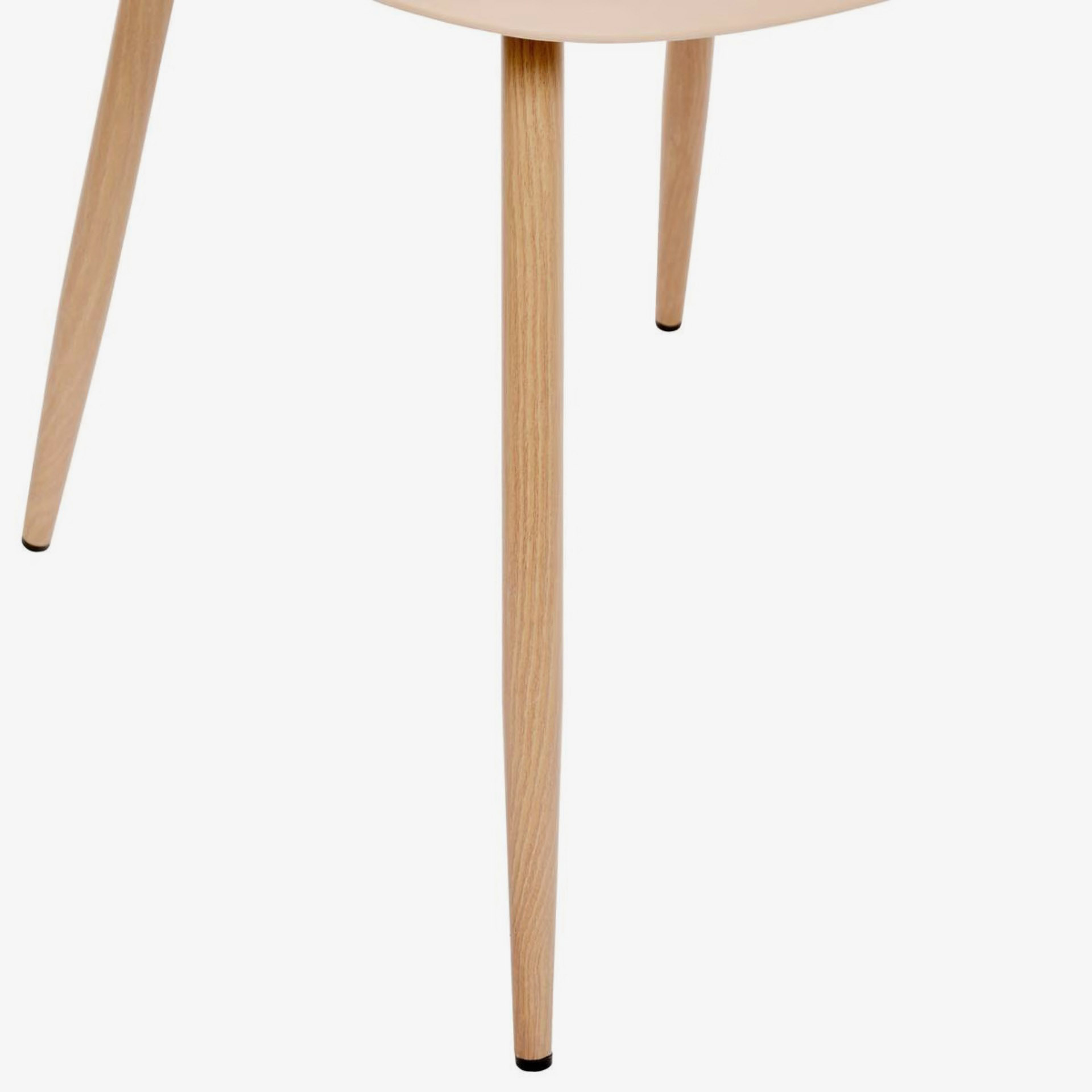 Silla de comedor de polipropileno beige Orel 
