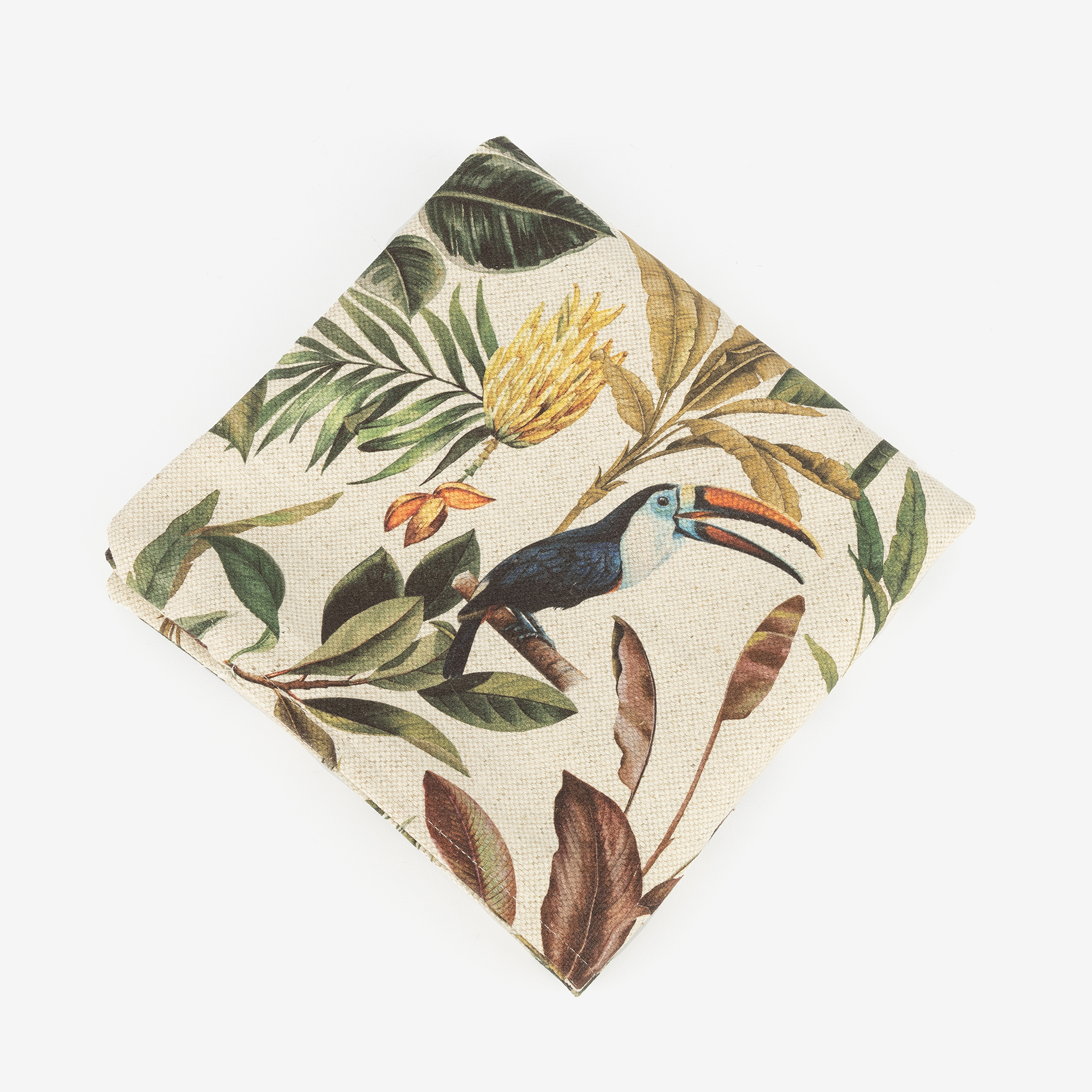 Funda de cojín algodón Fluvia 45x45cm