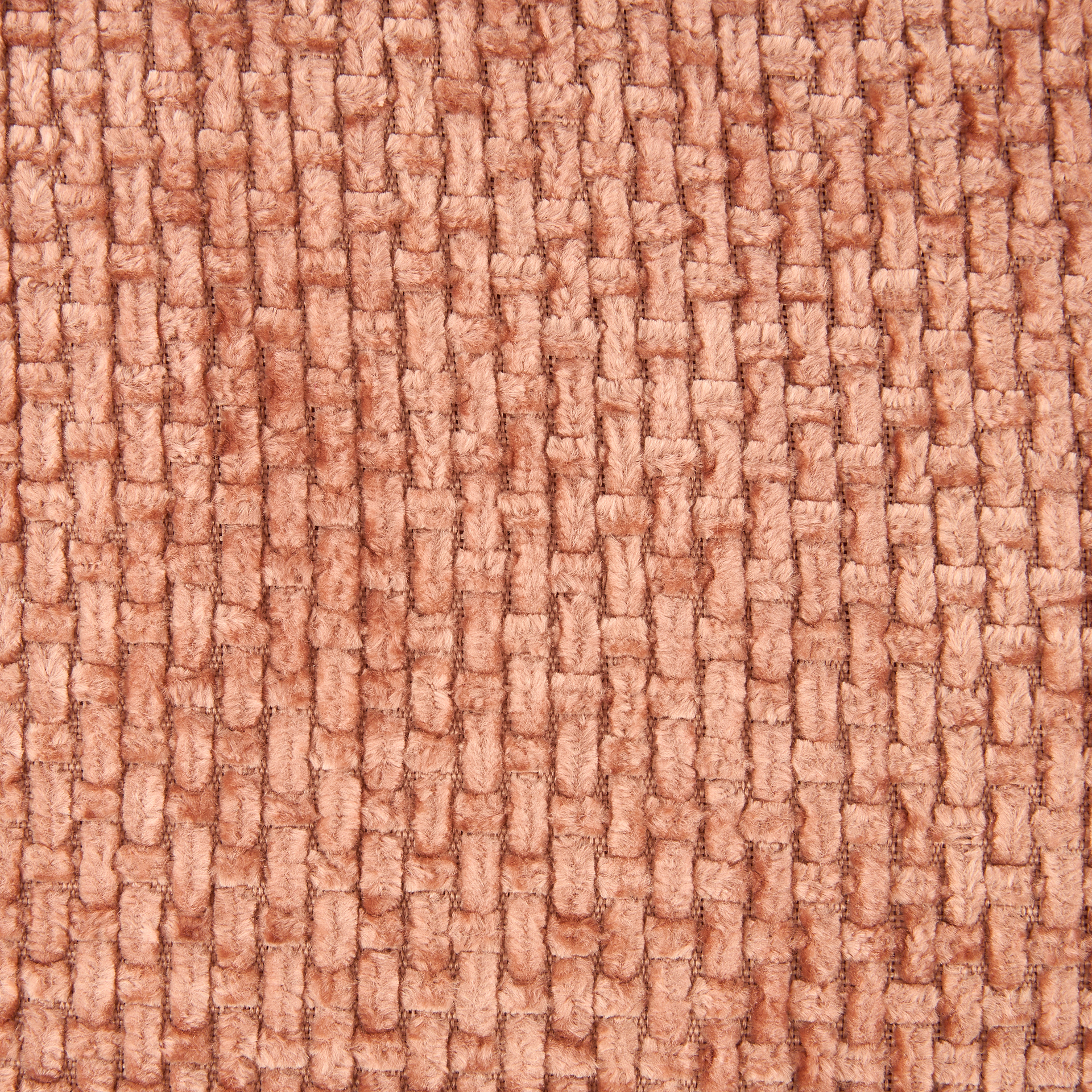 Funda de cojín chenilla teja 30x45cm