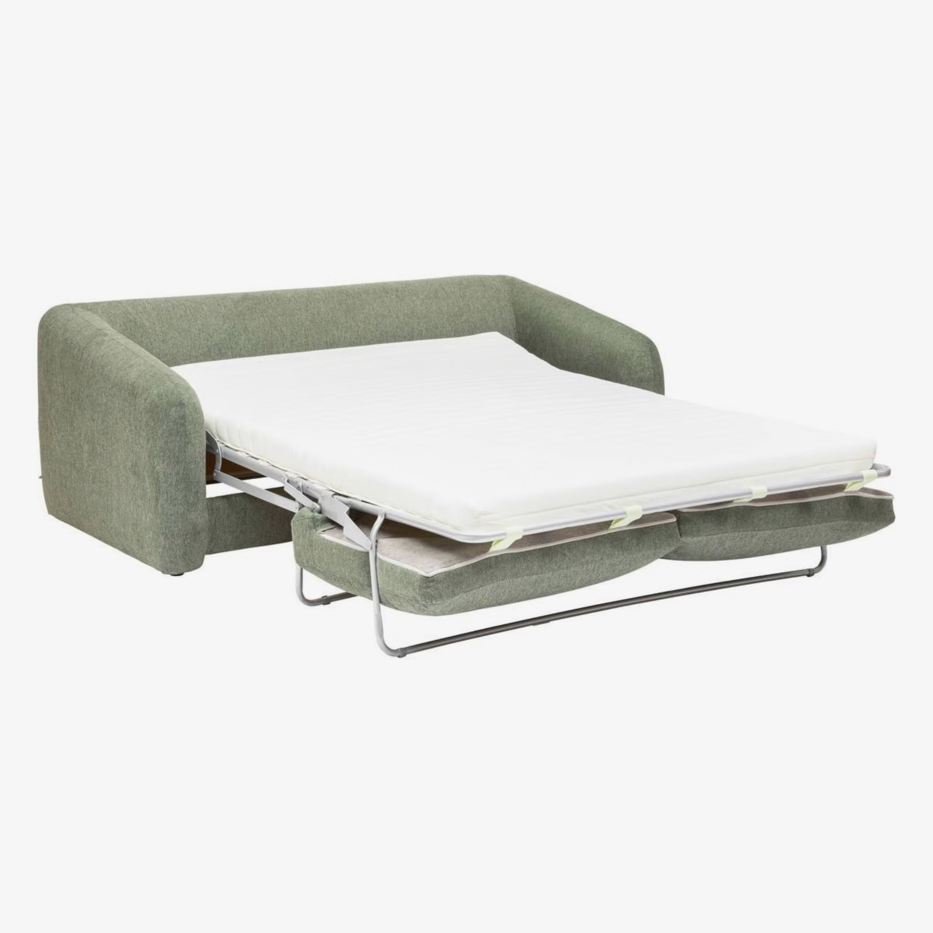Sof&aacute; cama de 3 plazas verde cedro Pavel 