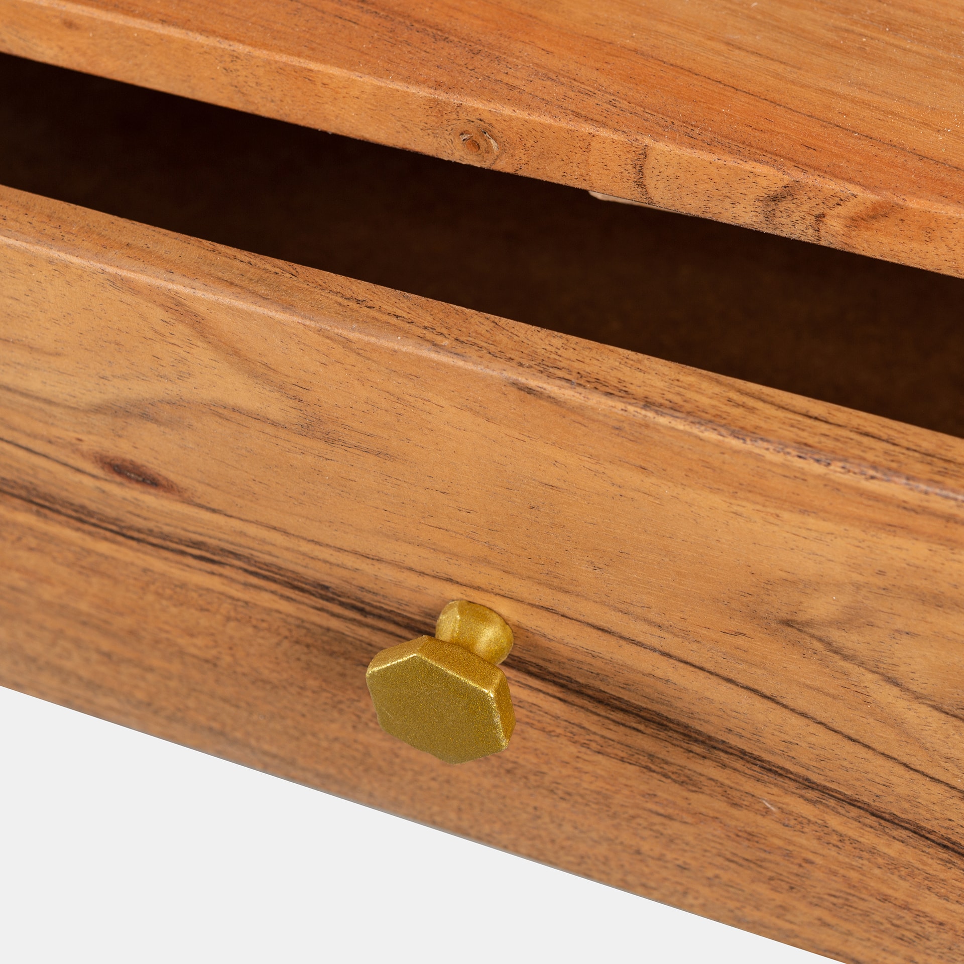 Escritorio de madera acacia Minos 120x50x86cm Clau&Chloe