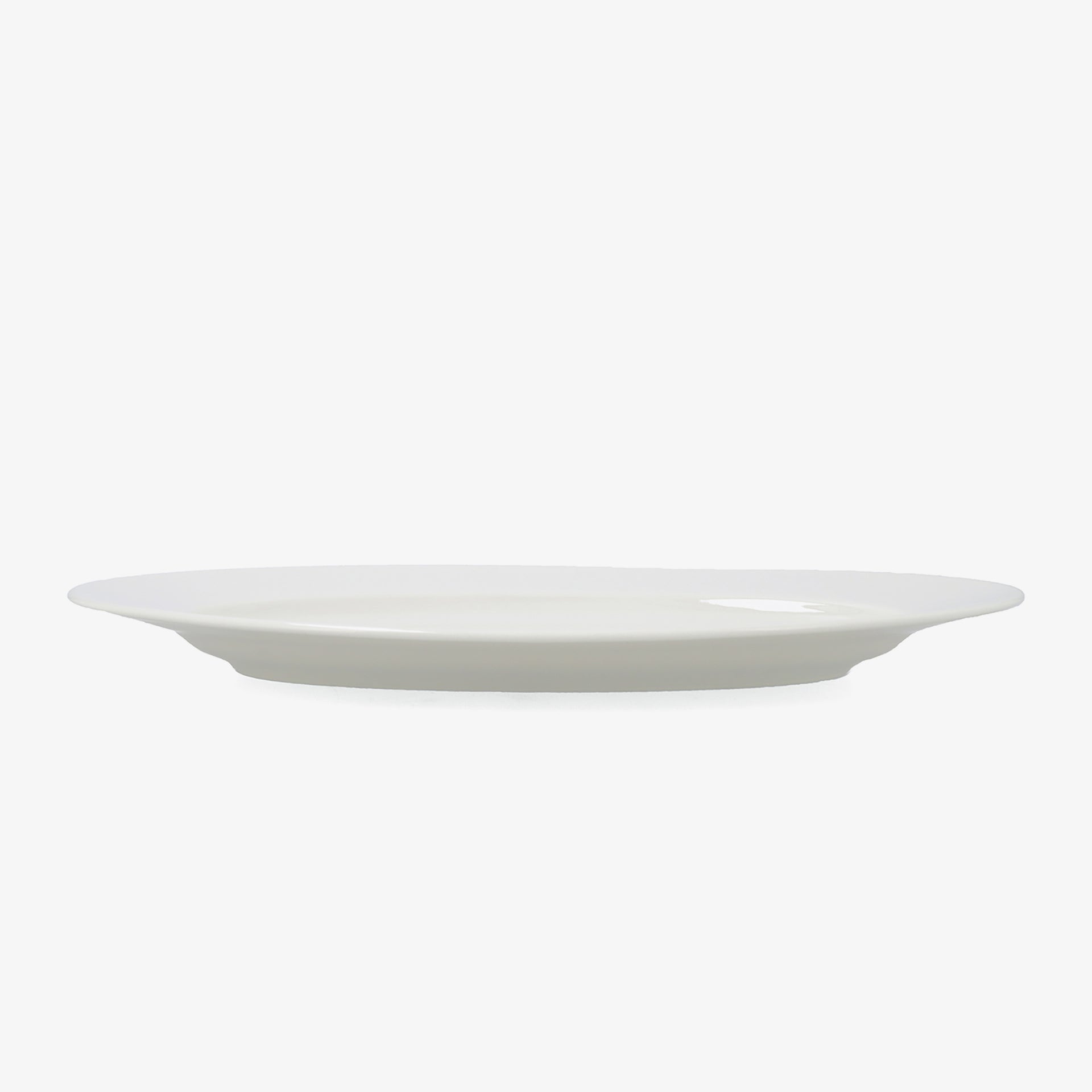 Bandeja oval blanca de porcelana Esencia 30cm