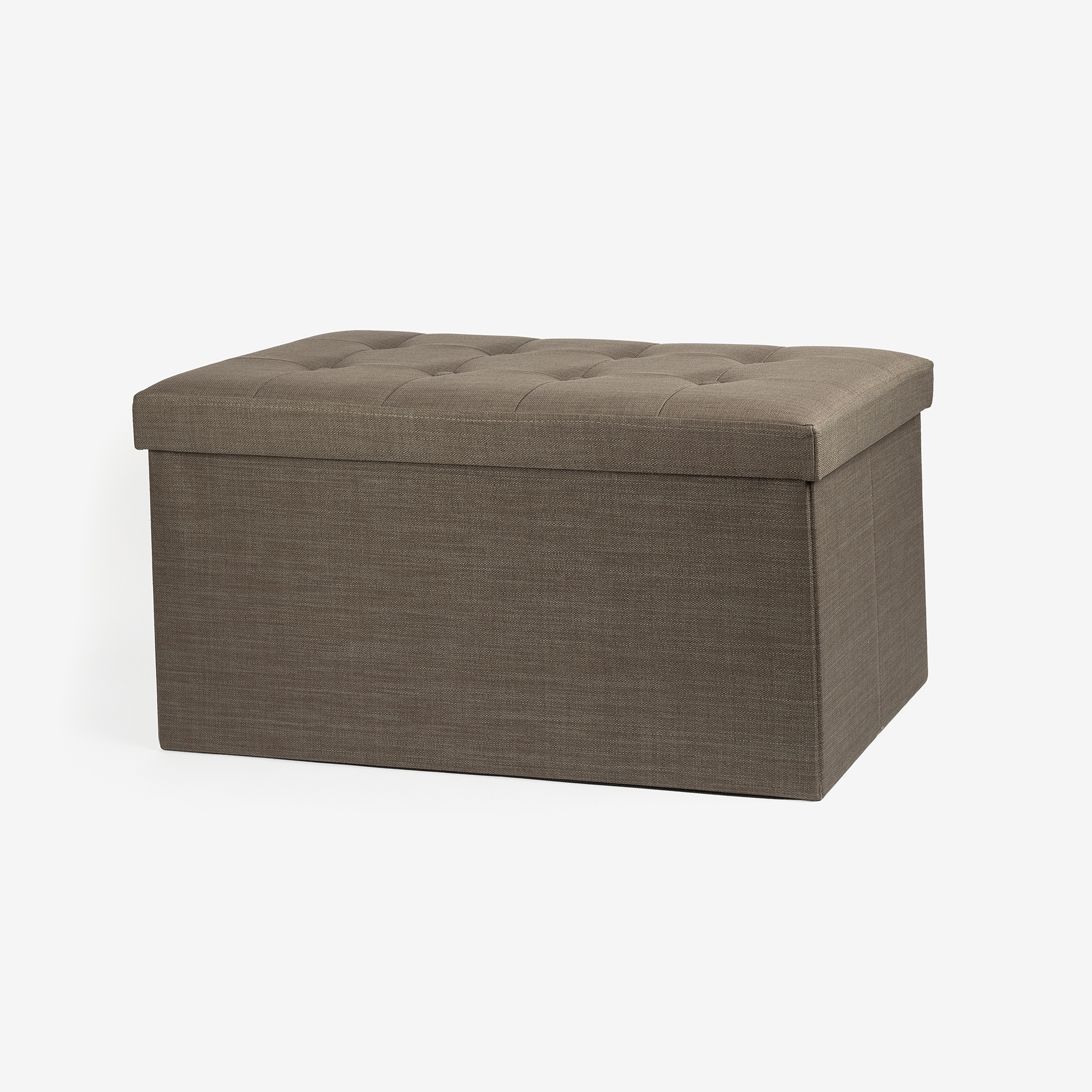 Taburete con almacenaje de madera DM Sander 76x38cm