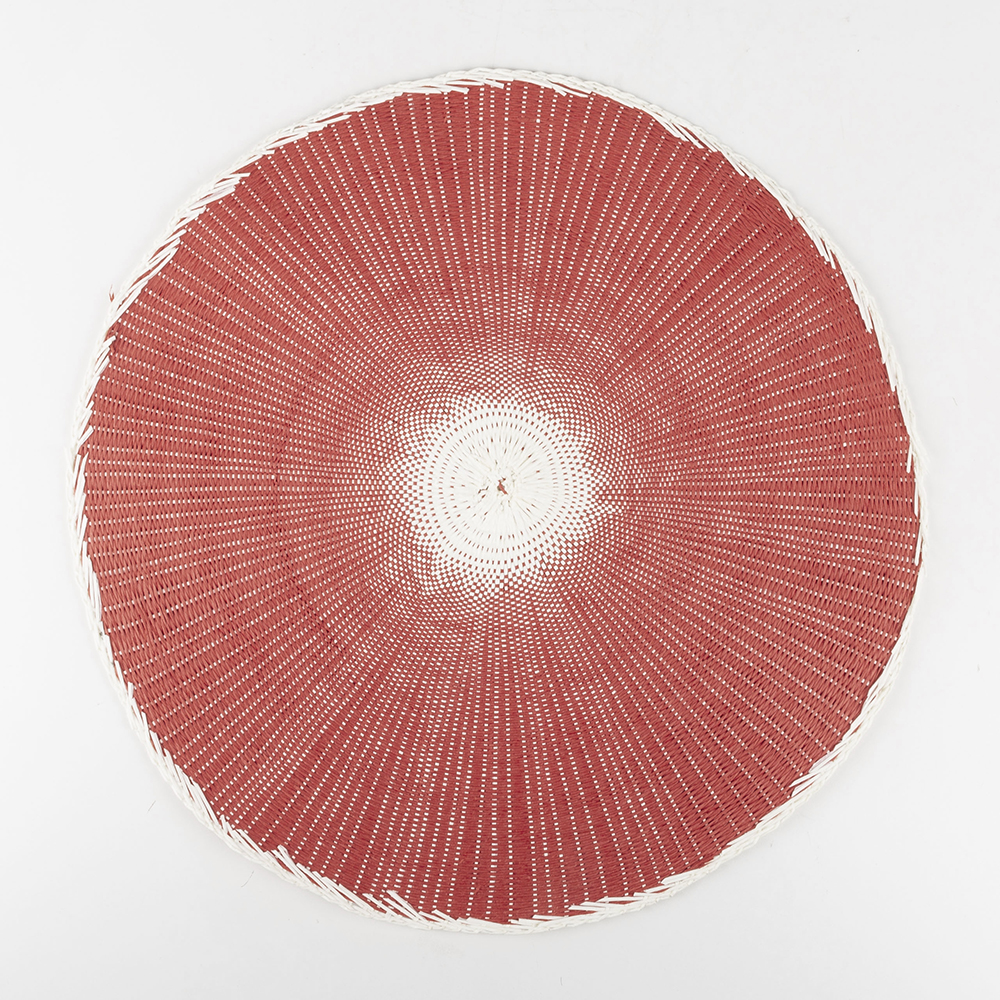 Mantel individual de fibra tierra &Oslash;38cm