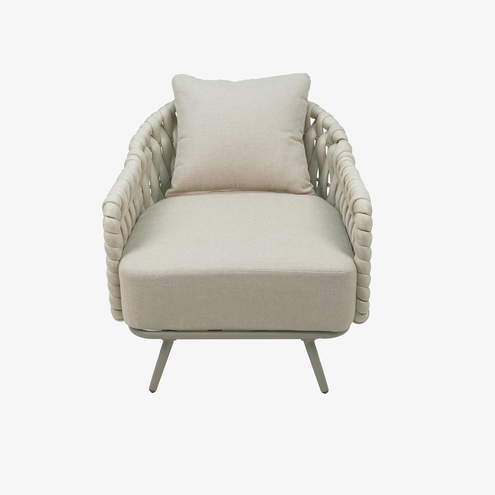 Set de jard&iacute;n de 4 piezas beige Portofino