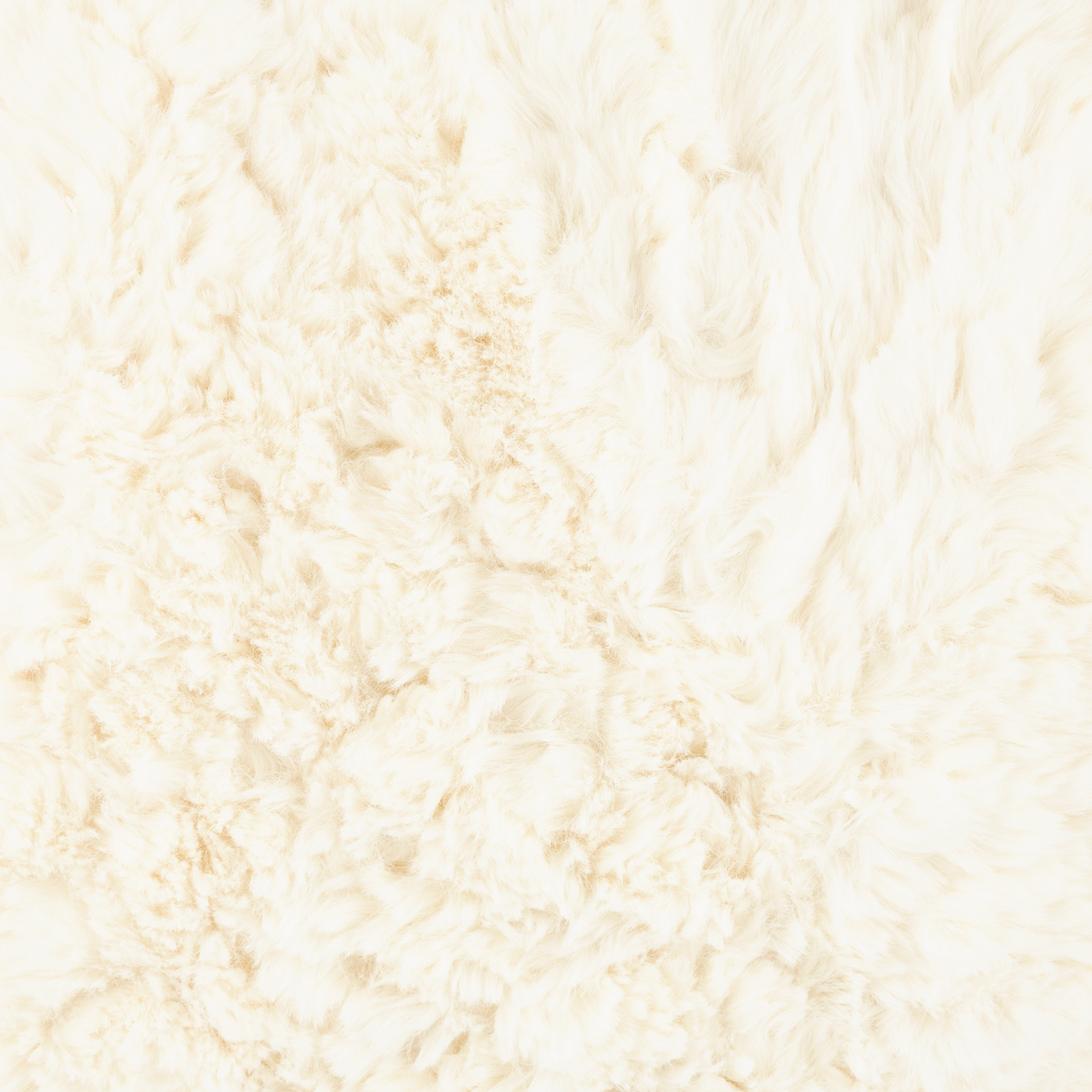 Funda de cojín de pelo blanco 45x45cm