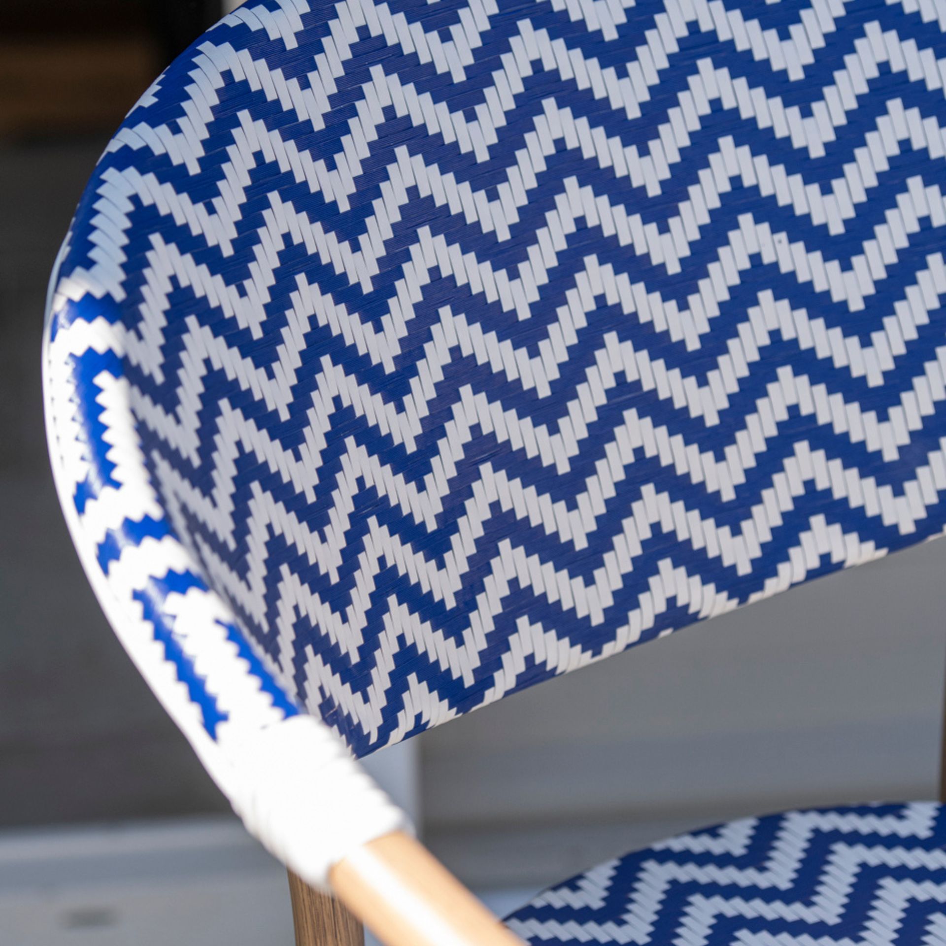 Silla de jardín de ratán sintético Marine 57x60x83cm