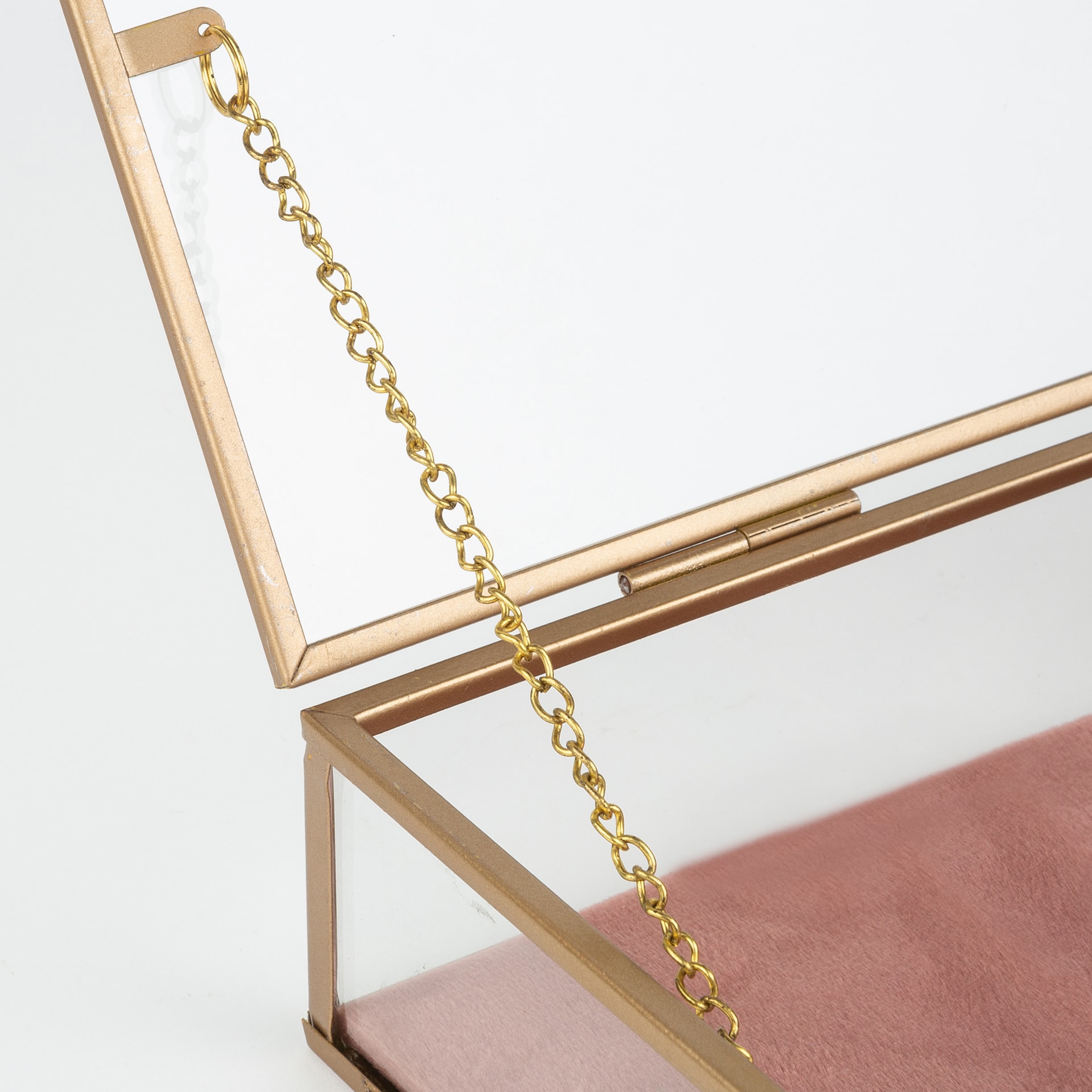 Joyero de cristal 23x14cm en varios colores