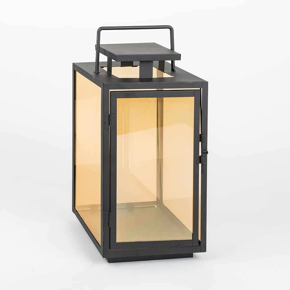 Farol de metal de jard&iacute;n Amber Clau&Chloe en varias medidas