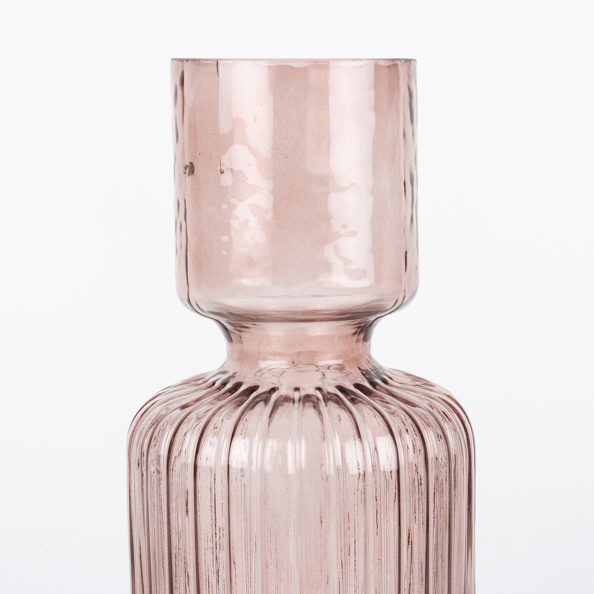 Jarrón de cristal Dayrta Ø11x30cm en varios colores