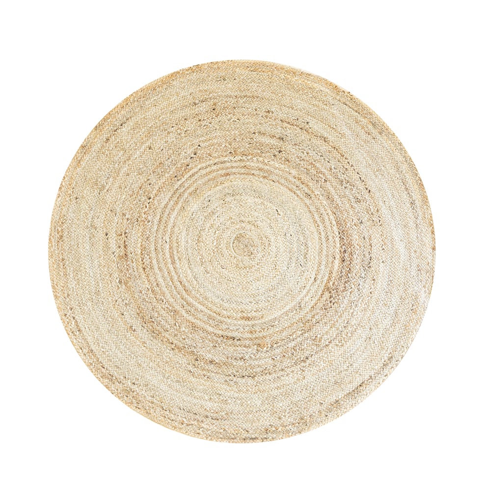 Alfombra redonda de yute &Oslash;150cm