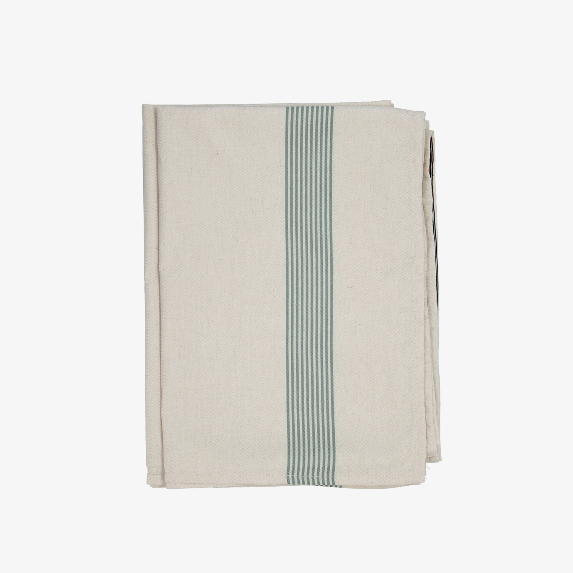 Mantel antimanchas beige de algod&oacute;n y poli&eacute;ster Silvae 145x200cm