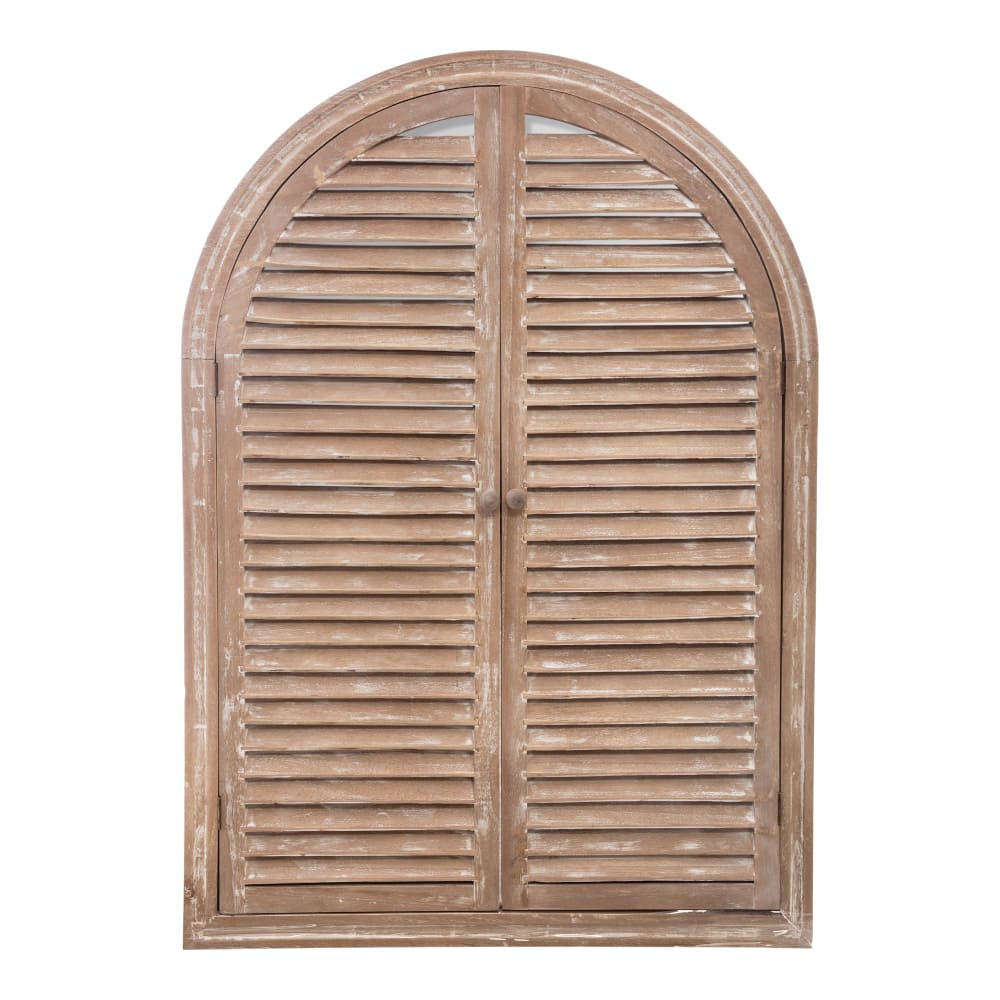 Espejo de madera con contraventanas 74x2x104cm