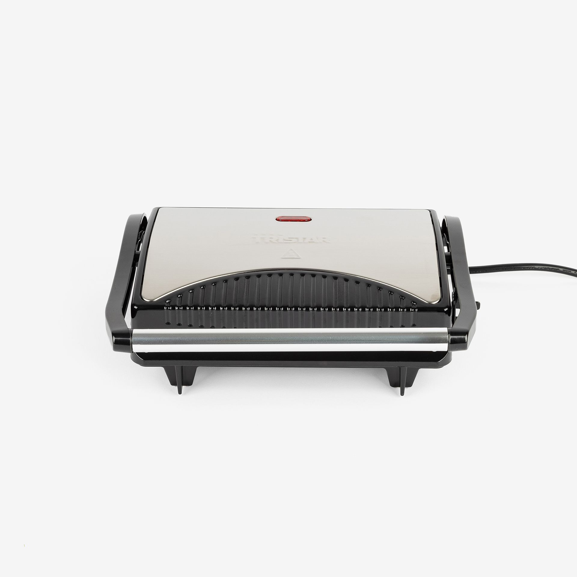Grill el&eacute;ctrico de acero inoxidable Tristar 700w